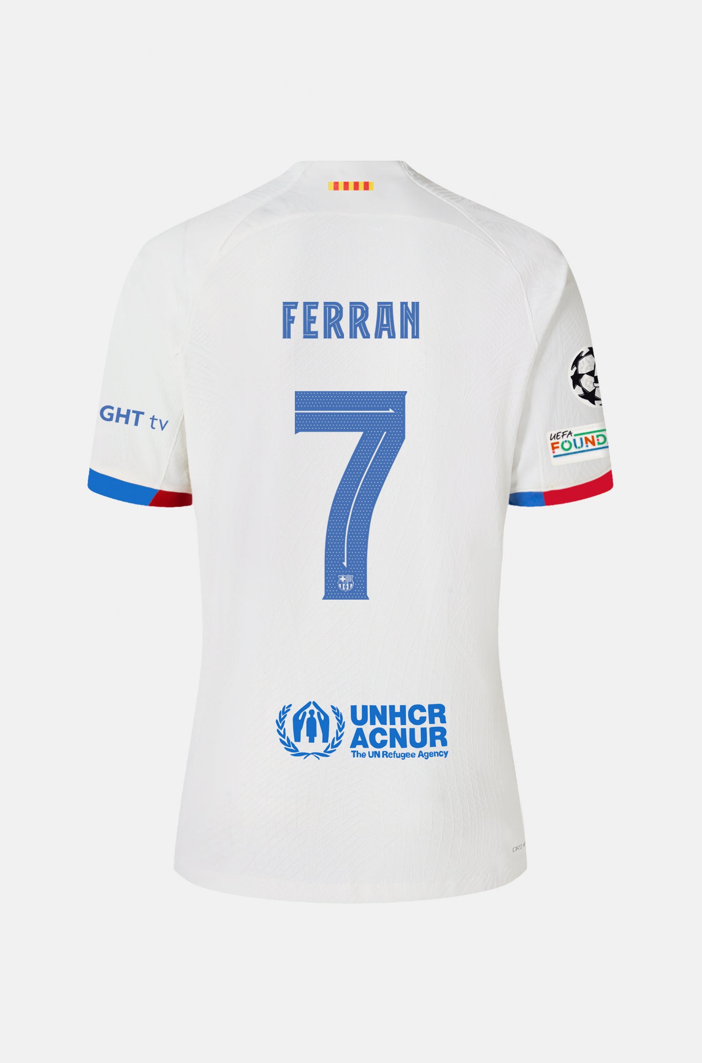 UCL Camiseta segunda equipación FC Barcelona 23/24 Edición Jugador - Mujer  - FERRAN