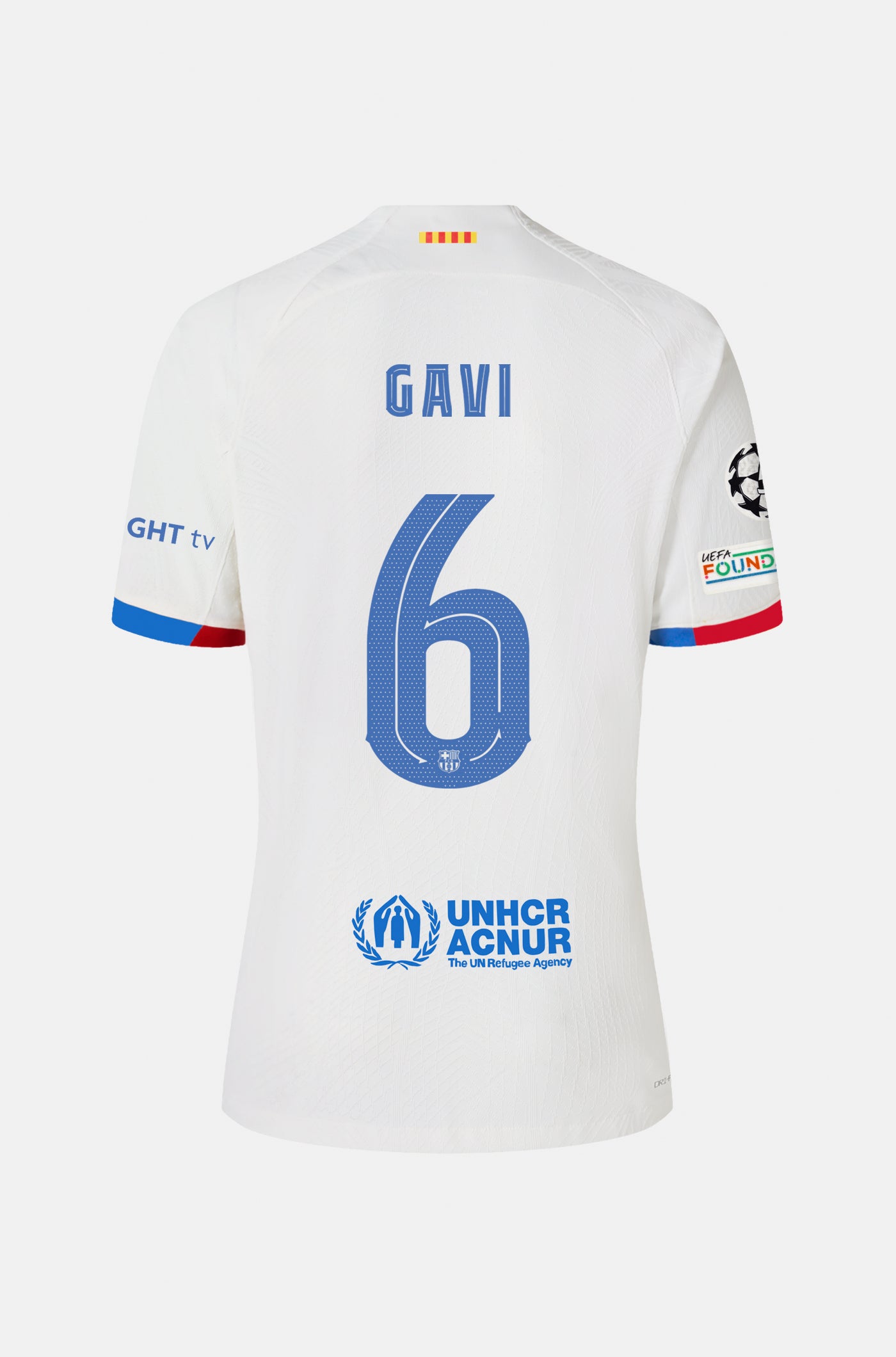 GAVI #6 Barcelona Home Authentic Jersey 2022/23