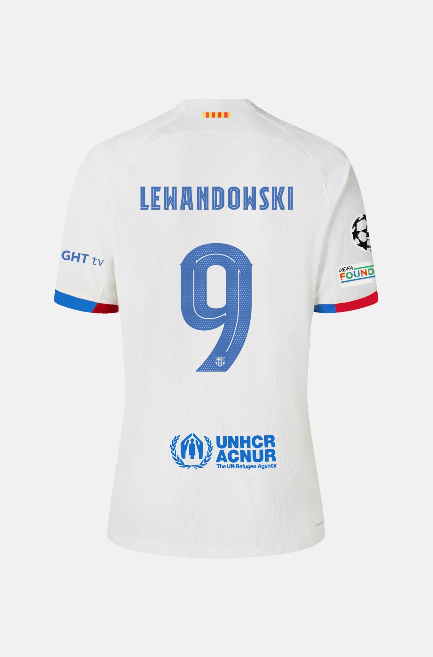 UCL FC Barcelona away shirt 23/24 Player’s Edition - LEWANDOWSKI