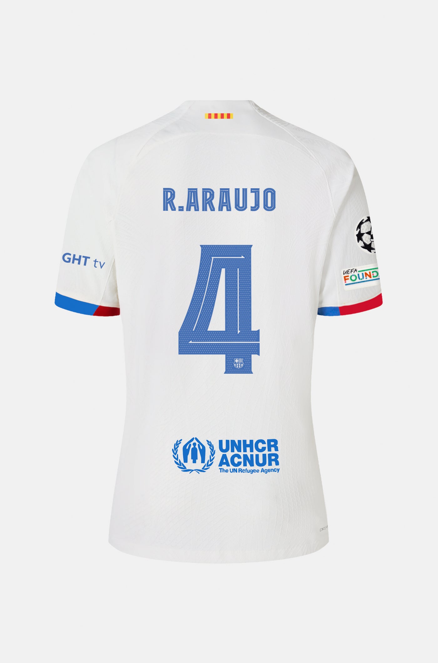 UCL FC Barcelona away shirt 23/24 - Junior - R. ARAUJO