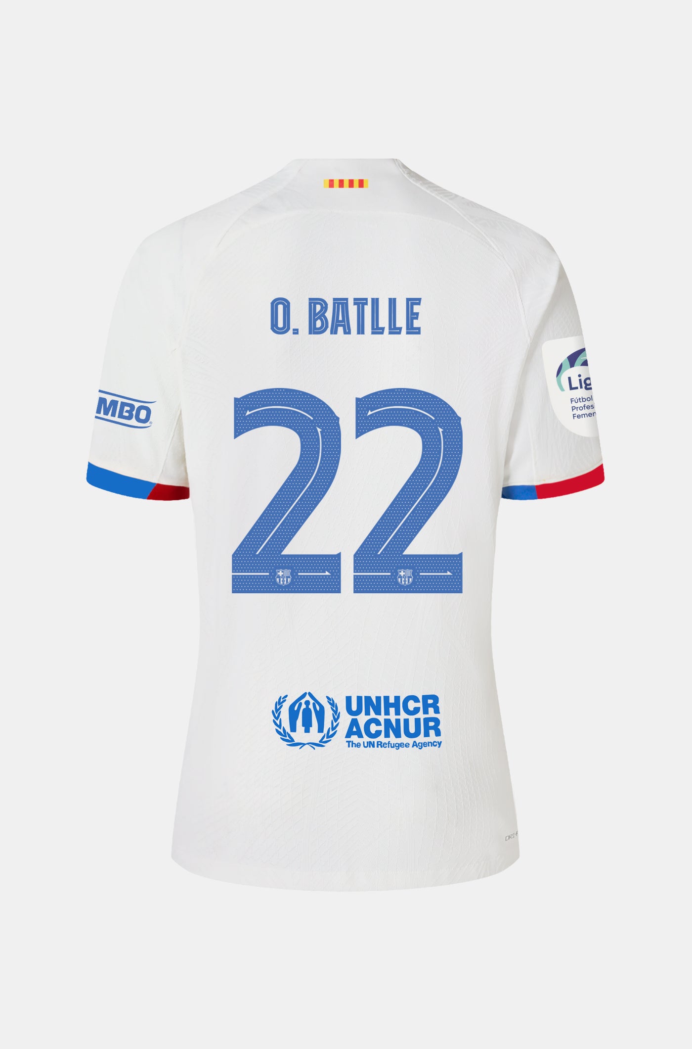 Liga F FC Barcelona Away Shirt 23/24 Player’s Edition - Women  - O. BATLLE