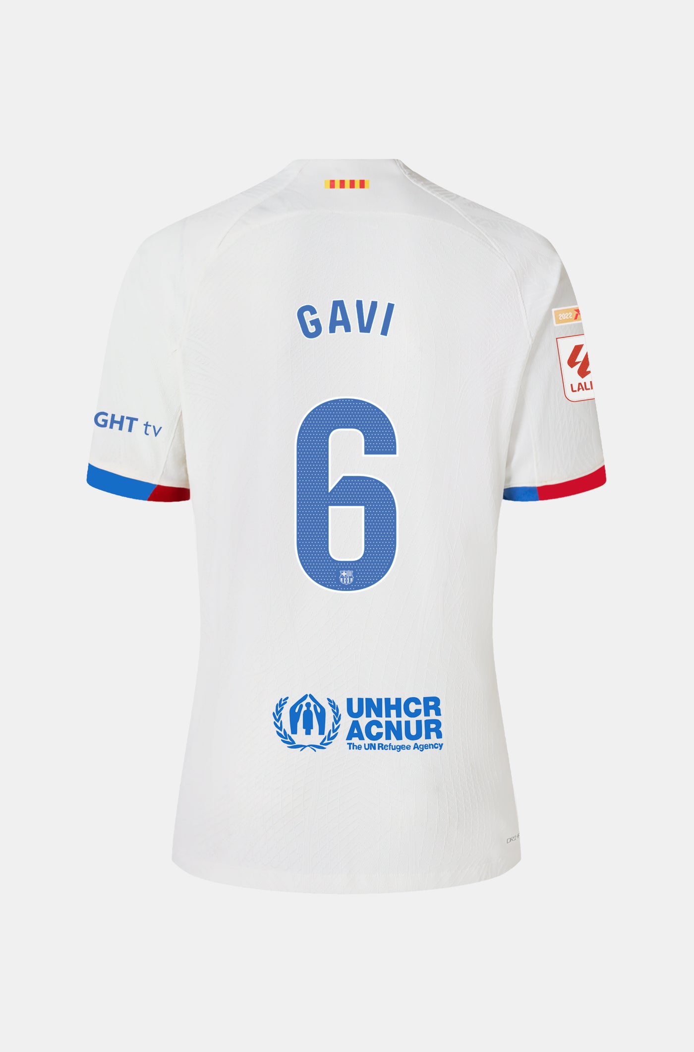  LFP  Camiseta FC Barcelona segunda equipación 23/24 Edición jugador - GAVI
