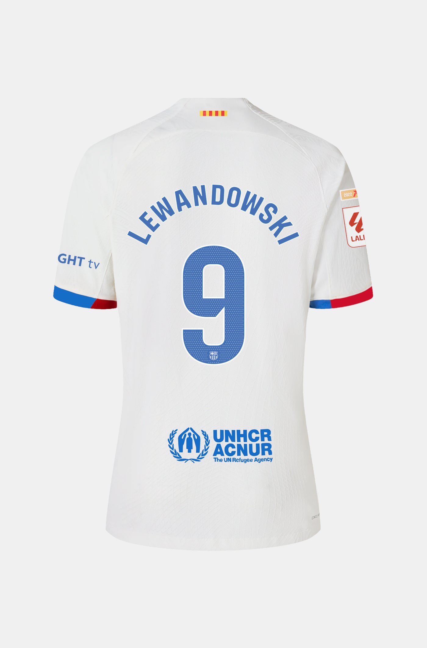 LFP Camiseta segunda equipación FC Barcelona 23/24  - LEWANDOWSKI