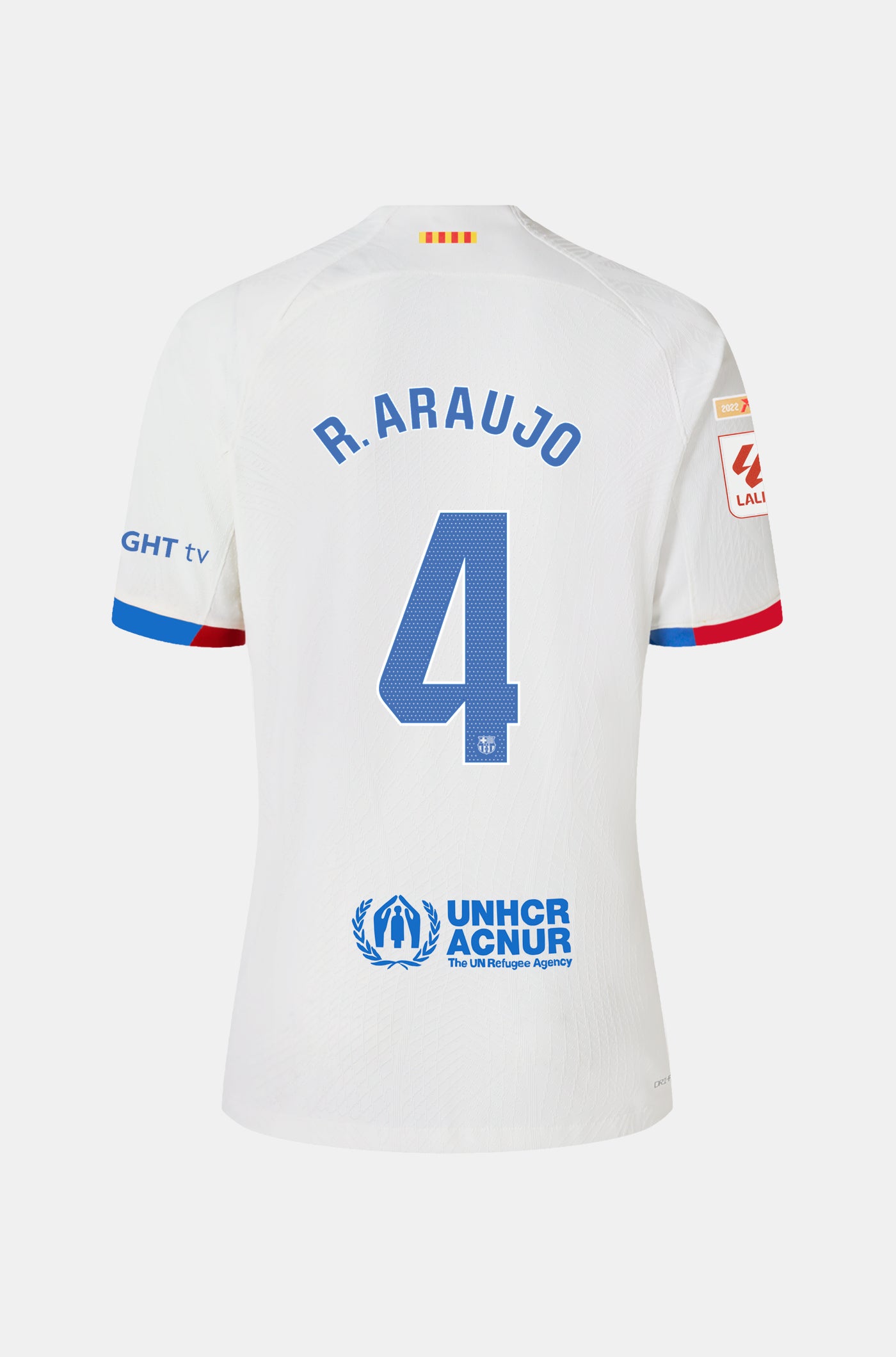 LFP FC Barcelona Away Shirt 23/24 Player’s Edition - Women - R. ARAUJO