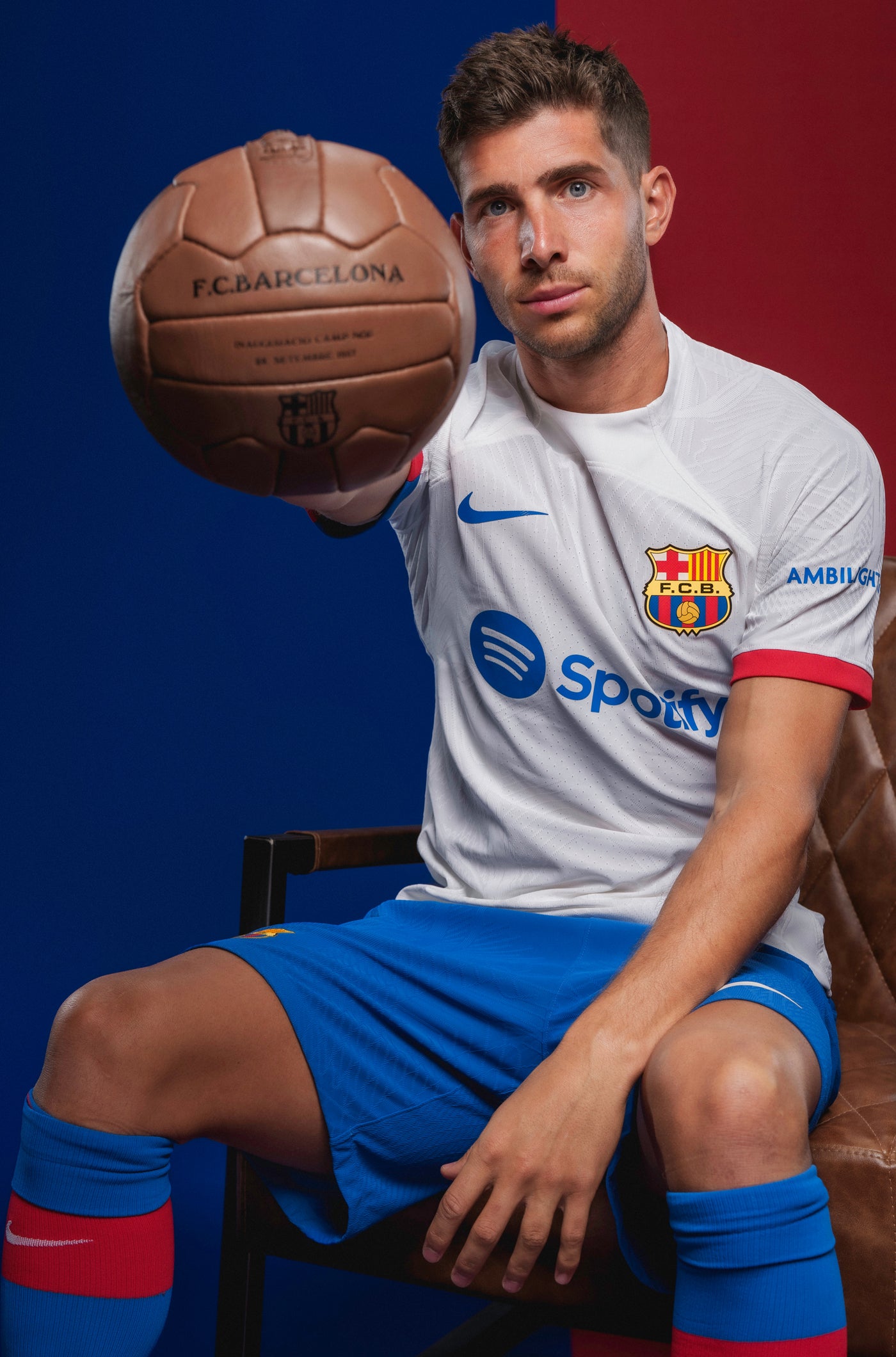 LFP Camiseta segunda equipación FC Barcelona 23/24 Edición Jugador - S. ROBERTO