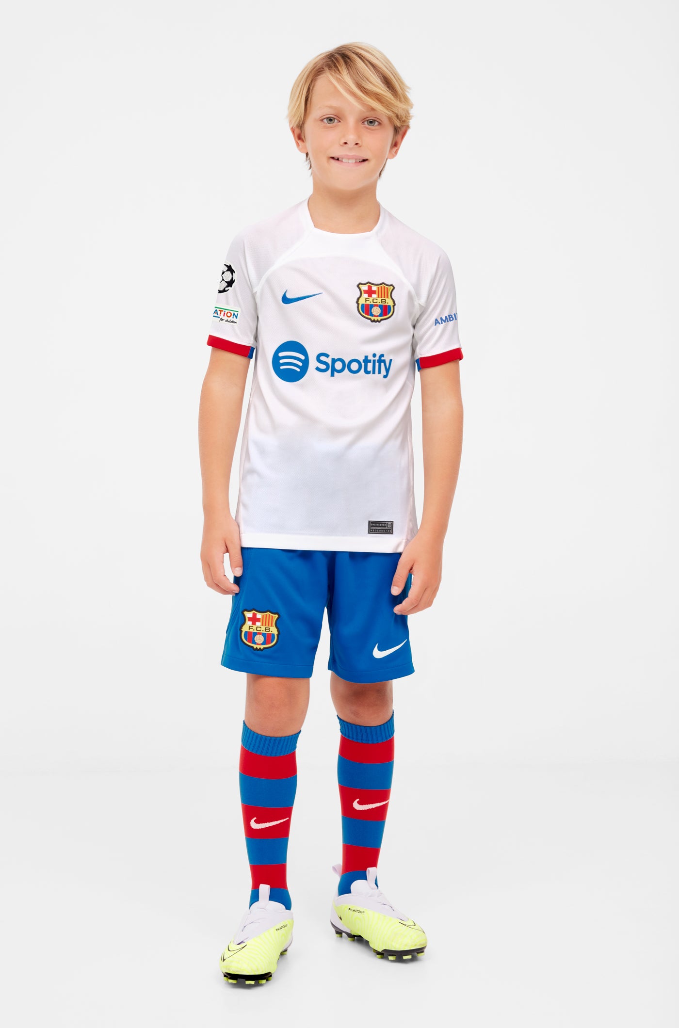 UCL Camiseta segunda equipación FC Barcelona 23/24 - Junior 