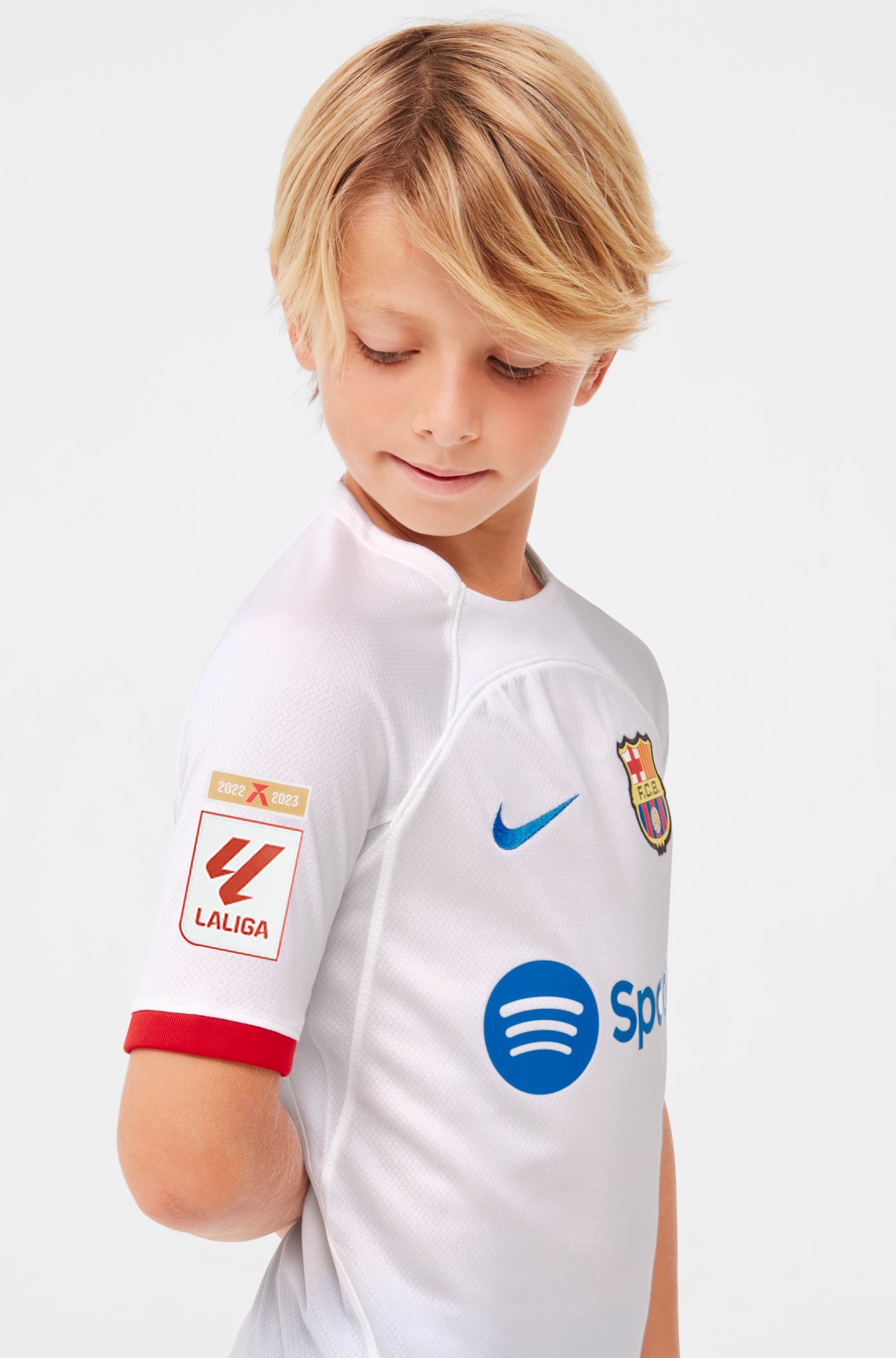 LFP Camiseta segunda equipación FC Barcelona 23/24 - Junior  - KOUNDE