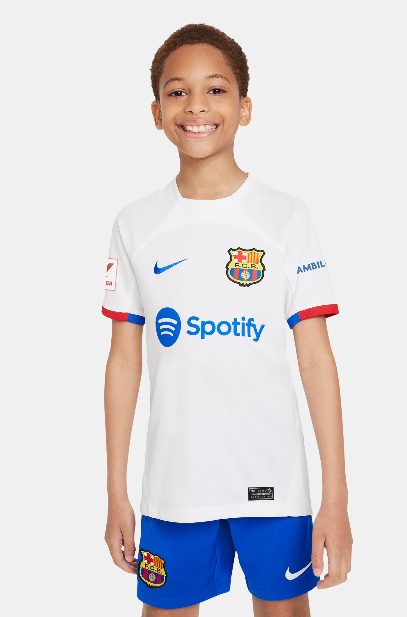 LFP  FC Barcelona away shirt 23/24 - Junior  - VITOR ROQUE