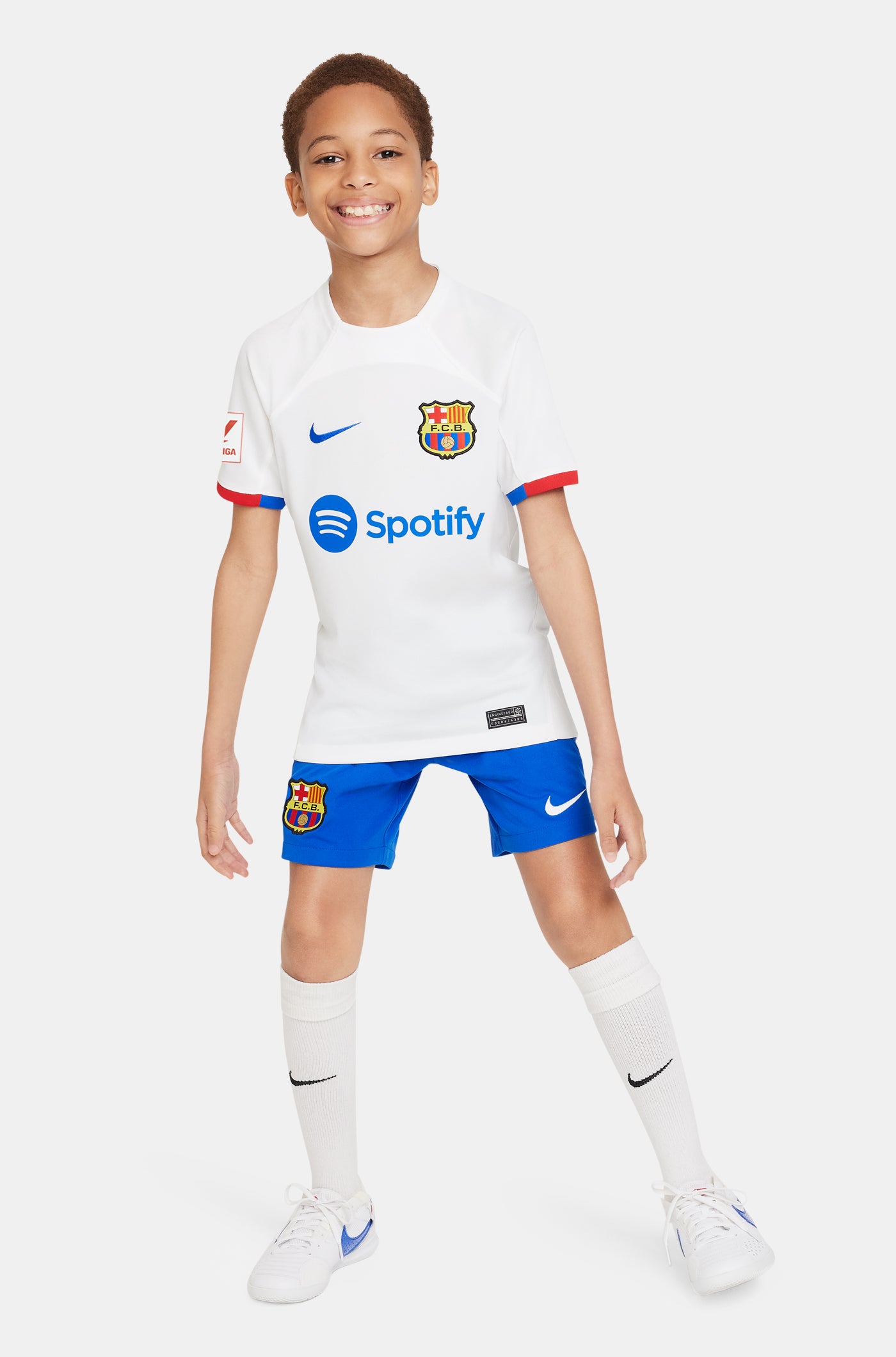Keizer Elastisch Boven hoofd en schouder LFP FC Barcelona away shirt 23/24 – Junior – Barça Official Store Spotify  Camp Nou