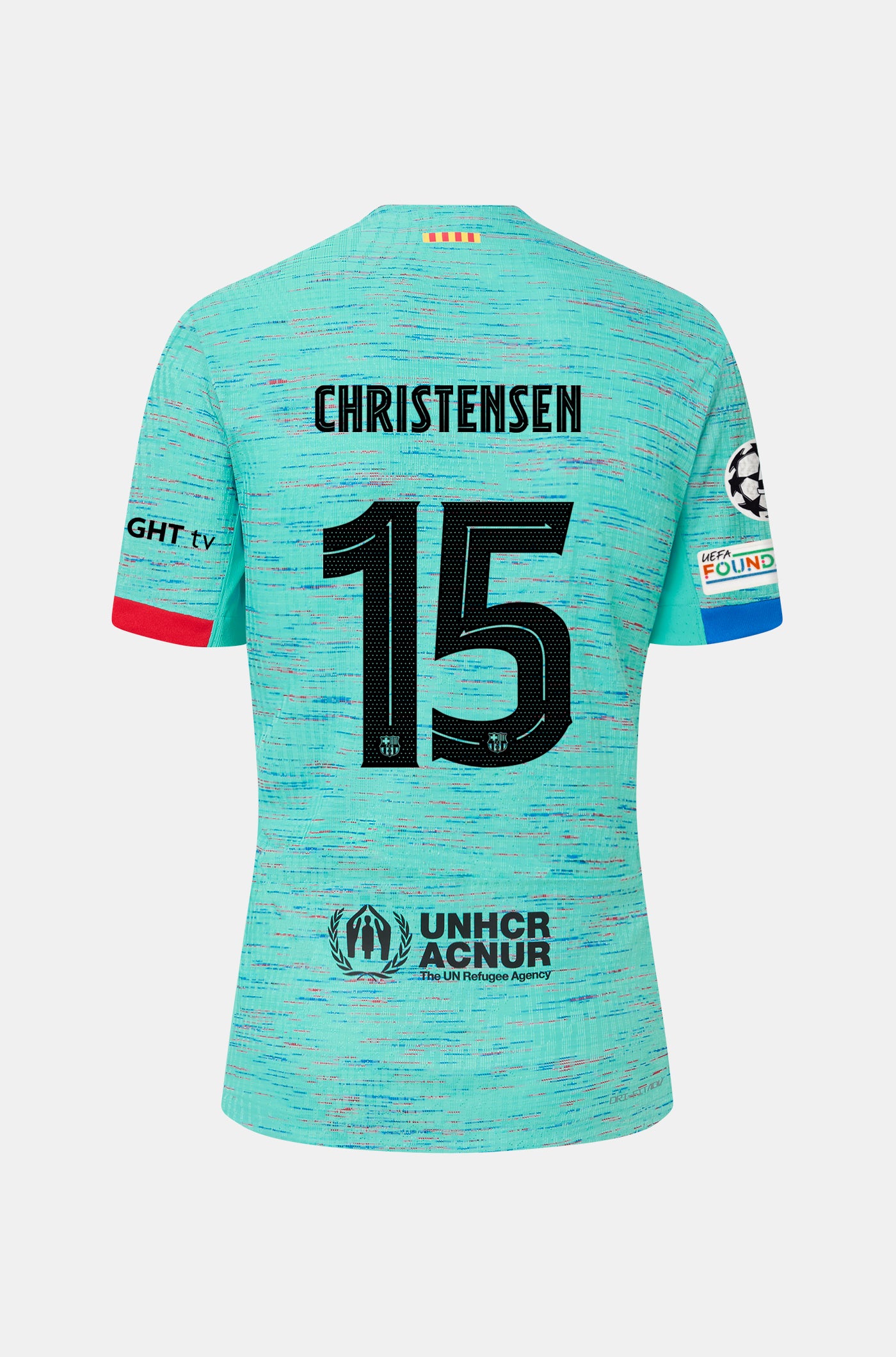 UCL FC Barcelona third shirt 23/24 Player’s Edition - CHRISTENSEN