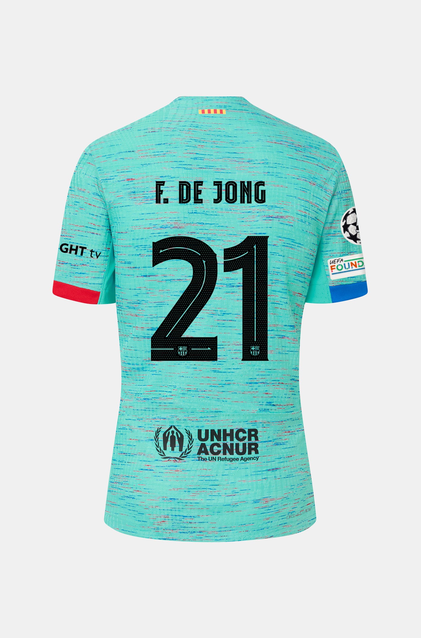 UCL FC Barcelona third shirt 23/24 Player’s Edition - F. DE JONG