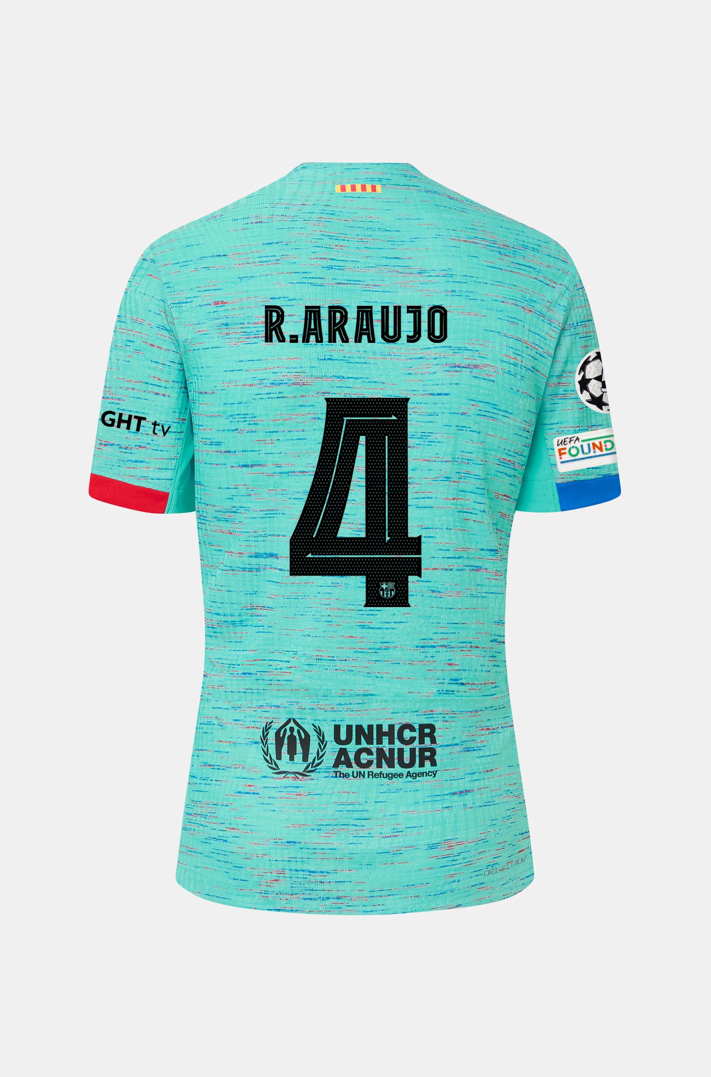 UCL FC Barcelona third shirt 23/24 Player’s Edition - R. ARAUJO