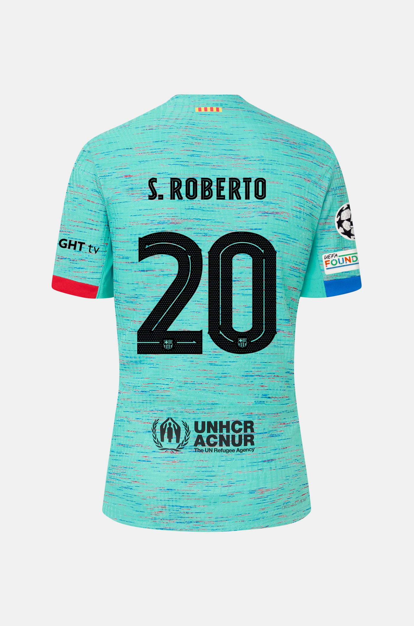 UCL FC Barcelona third shirt 23/24 Player’s Edition - S. ROBERTO