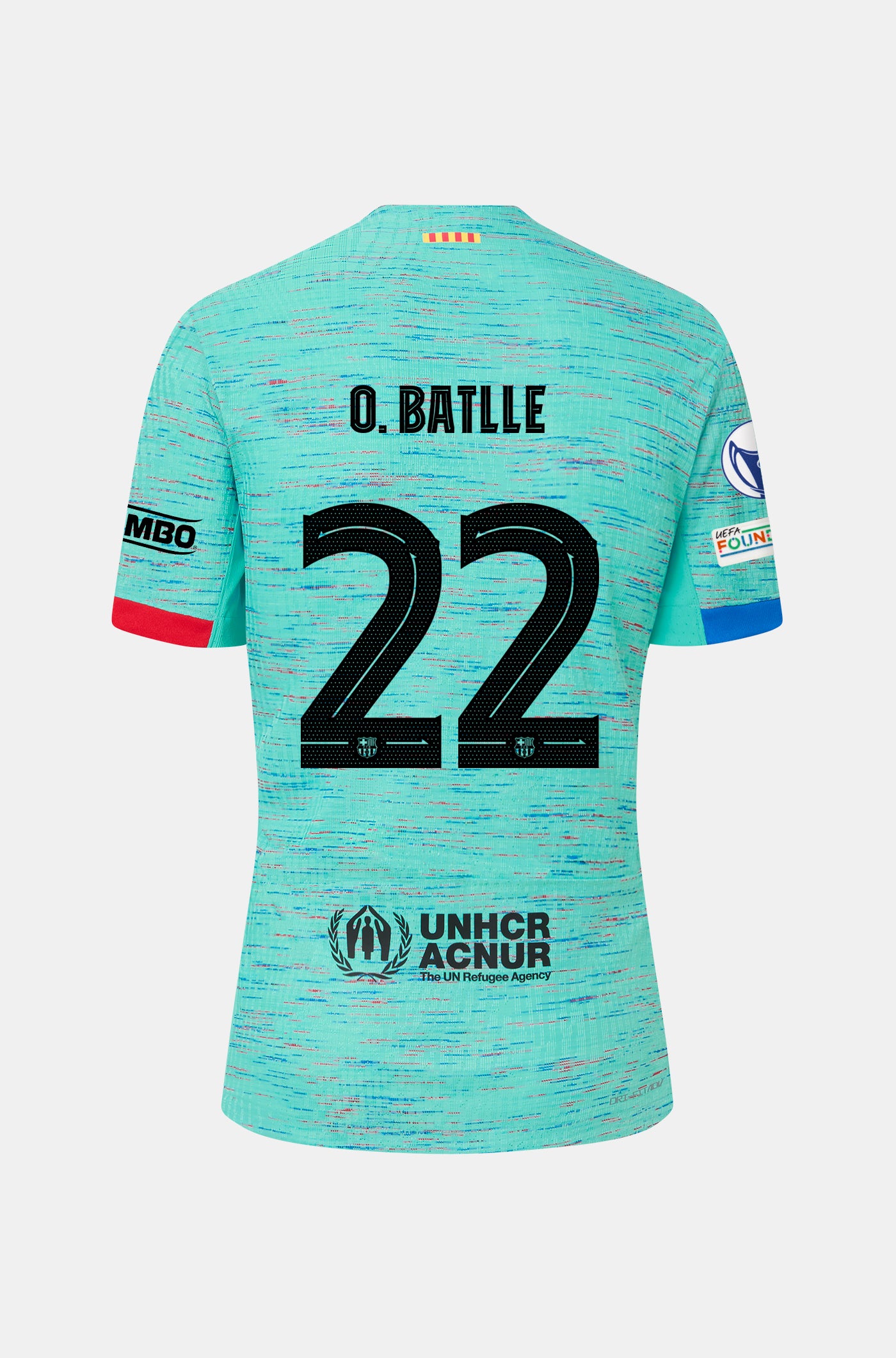 UWCL FC Barcelona third shirt 23/24 Player's Edition - O. BATLLE