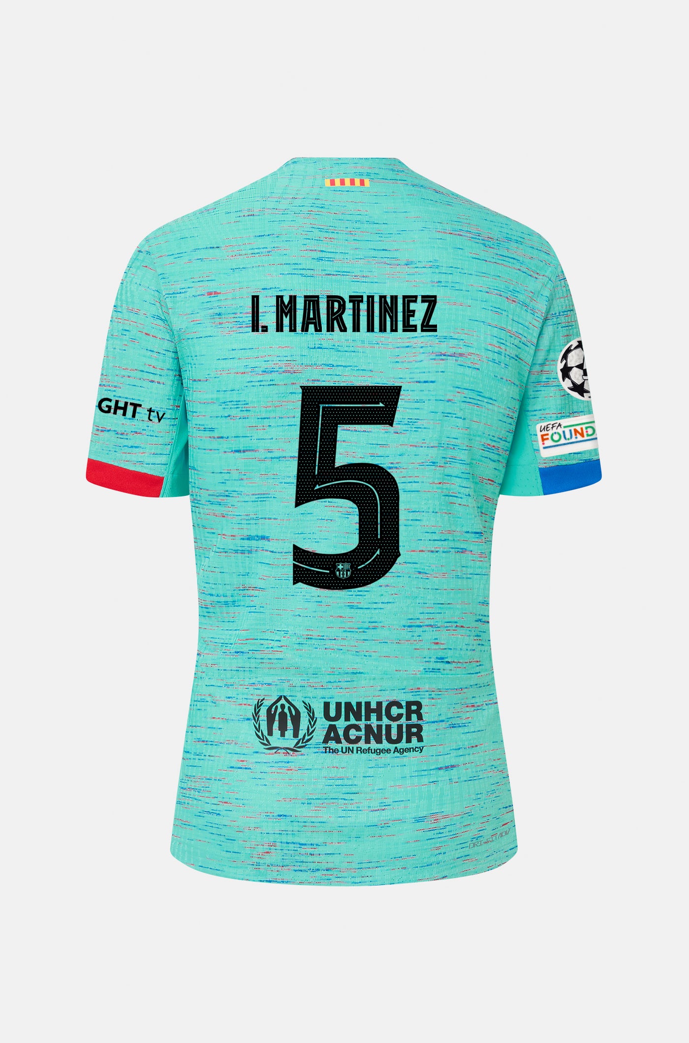 UCL FC Barcelona third shirt 23/24 Player’s Edition - I. MARTÍNEZ
