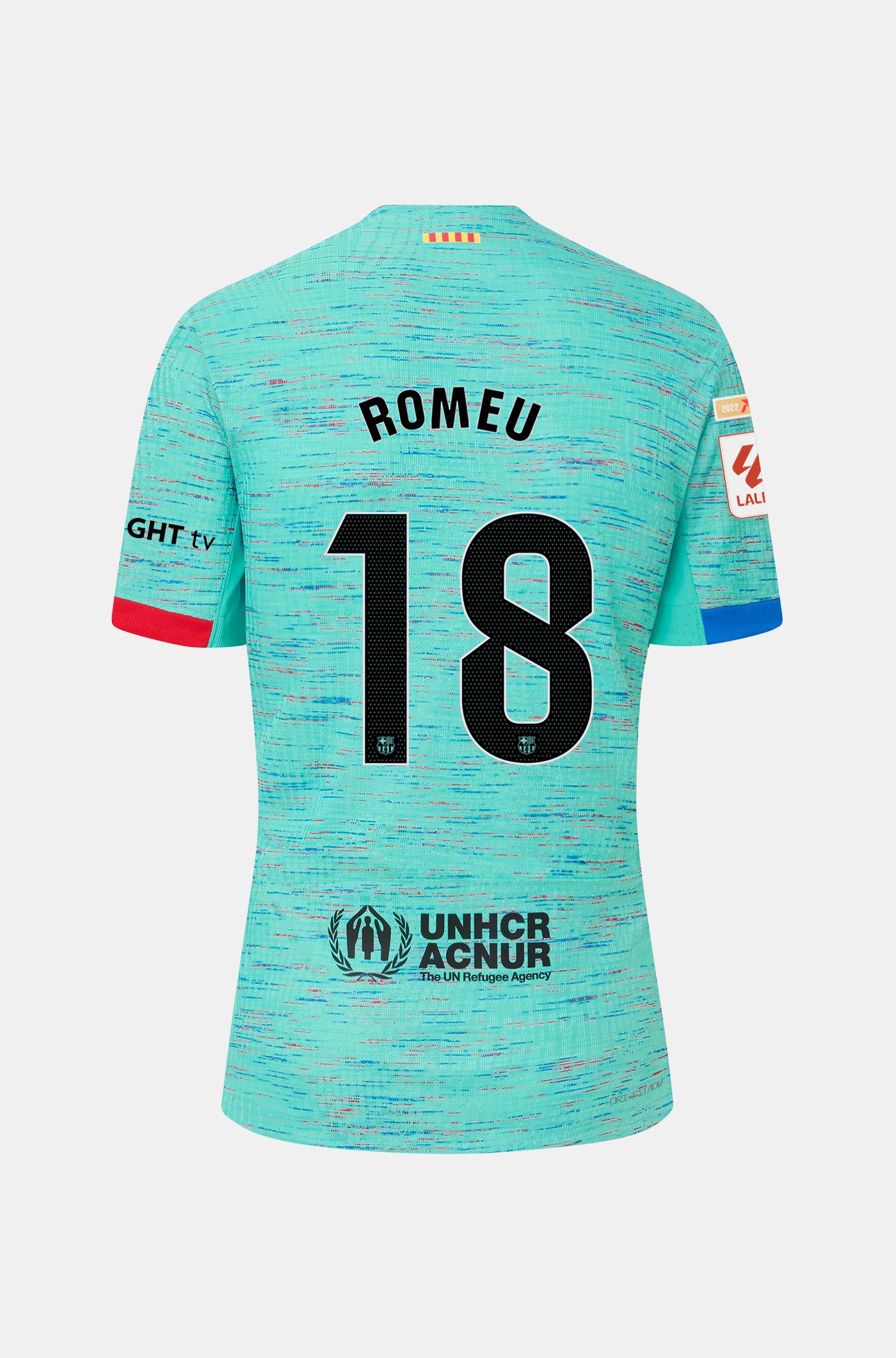 LFP FC Barcelona third shirt 23/24 Player’s Edition  - ROMEU