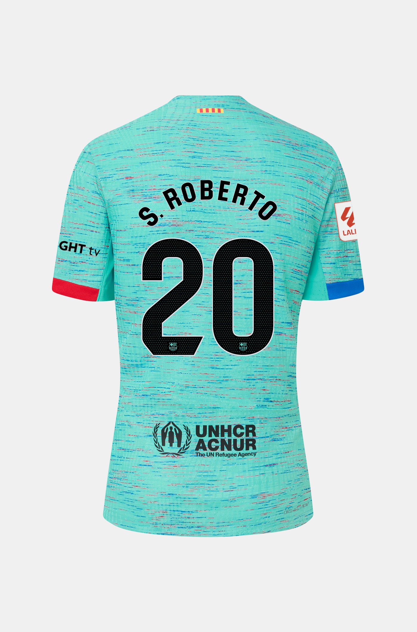 LFP FC Barcelona third shirt 23/24 Player’s Edition  - S. ROBERTO