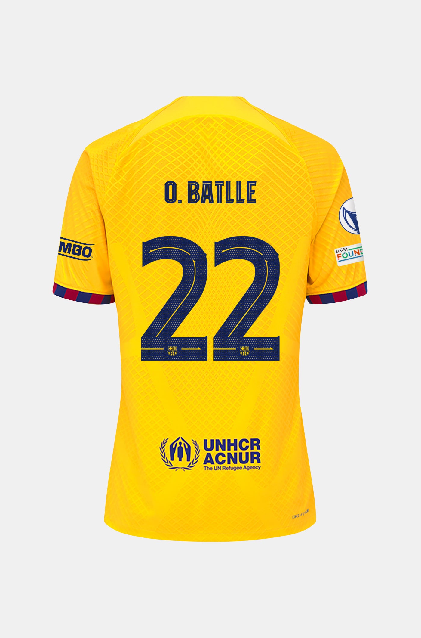 UWCL FC Barcelona fourth shirt 23/24 Player's Edition - O. BATLLE