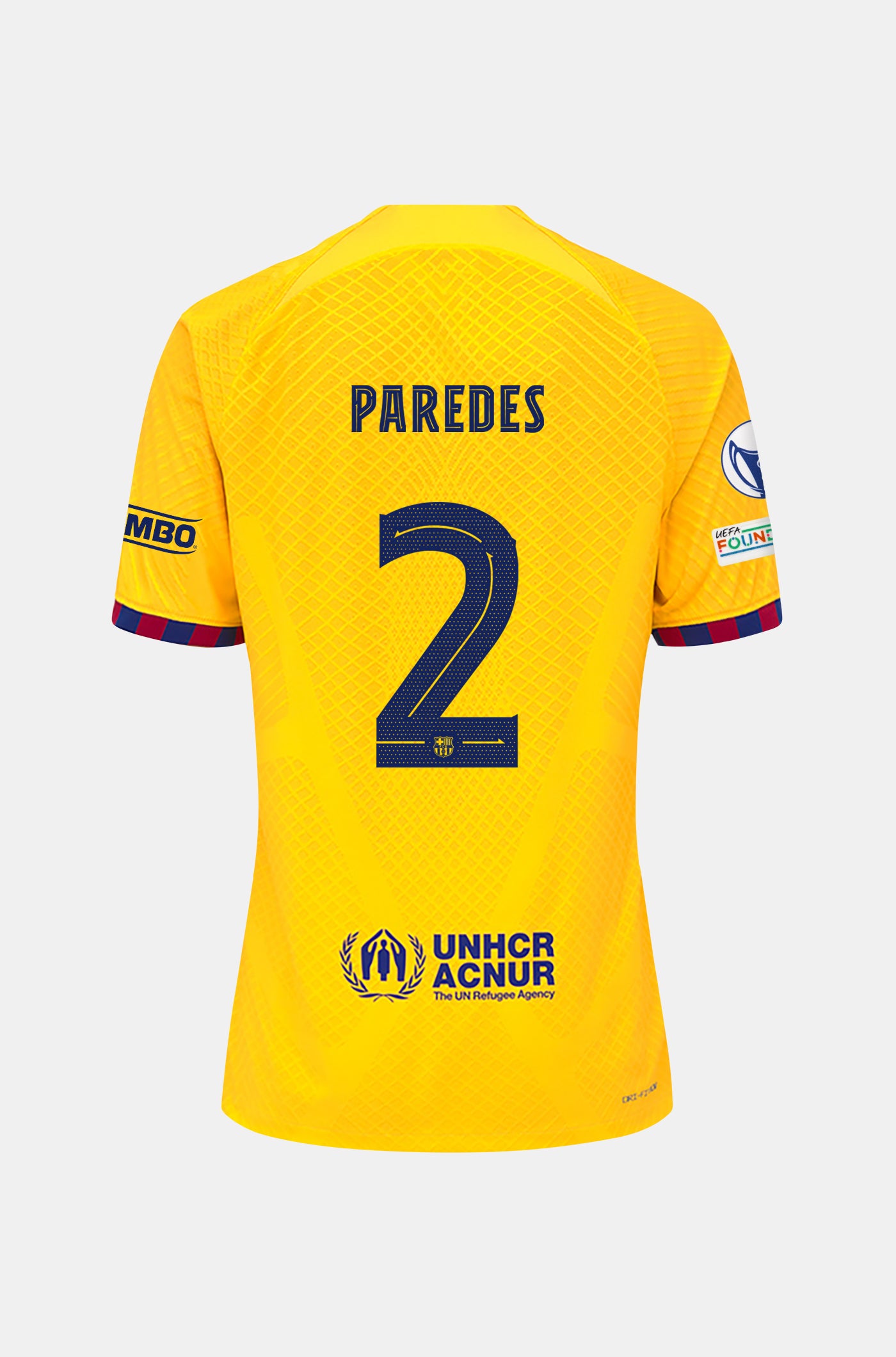 UWCL FC Barcelona fourth shirt 23/24 Player's Edition - PAREDES