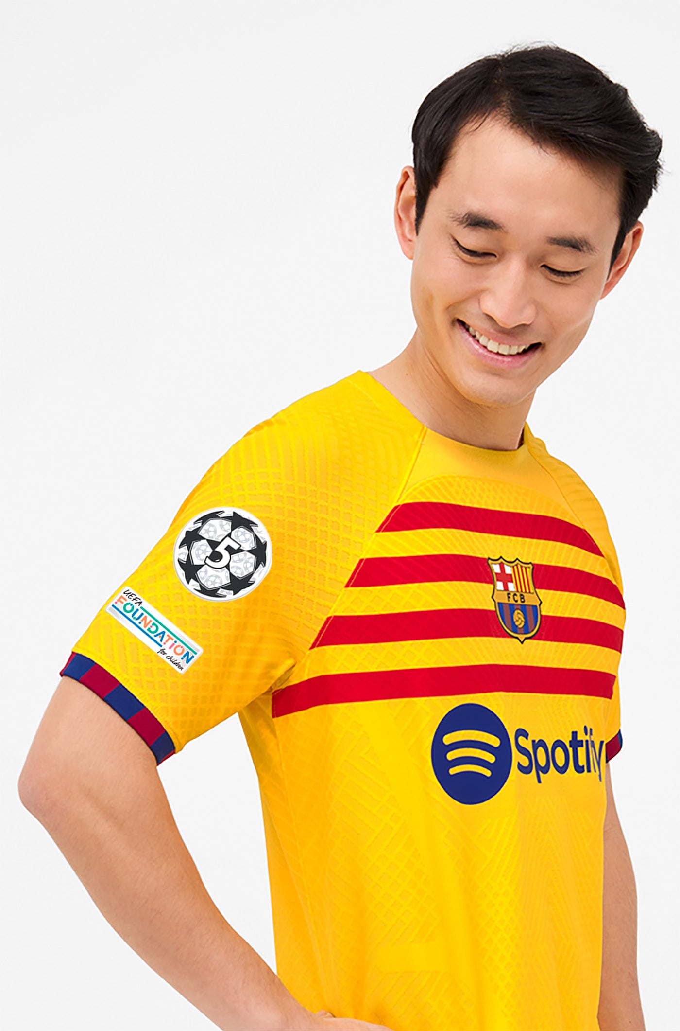 UCL FC Barcelona fourth shirt 23/24 Player’s Edition - R. ARAUJO