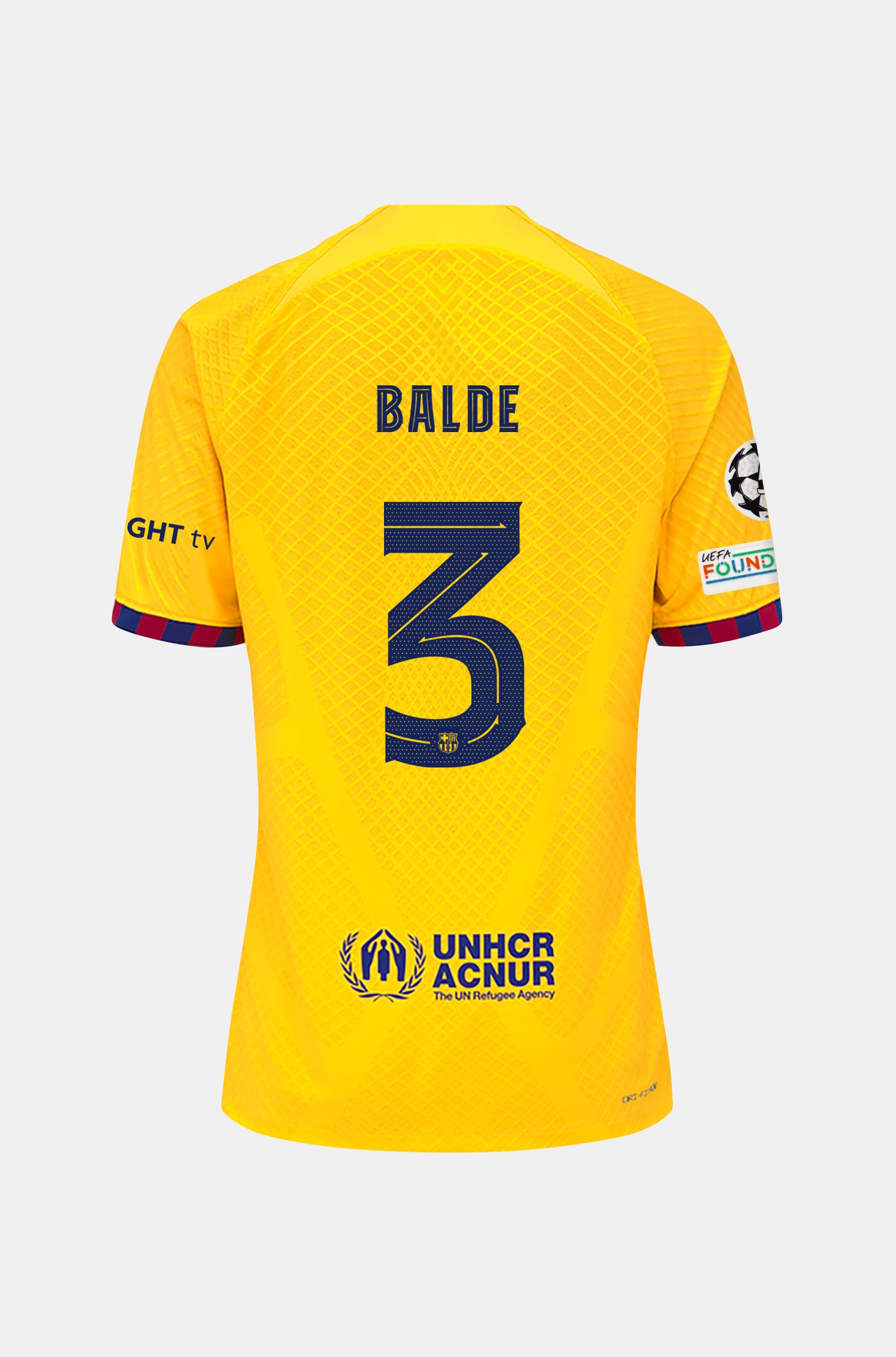 UCL FC Barcelona fourth shirt 23/24 Player’s Edition - BALDE