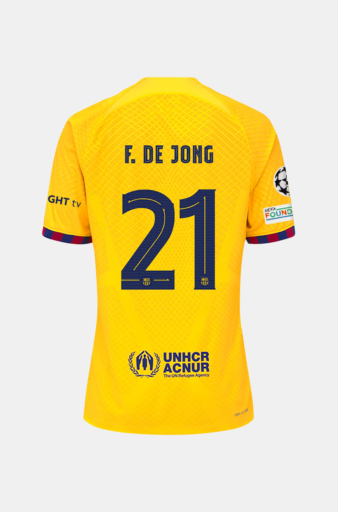 UCL FC Barcelona fourth shirt 23/24 - Junior - F. DE JONG