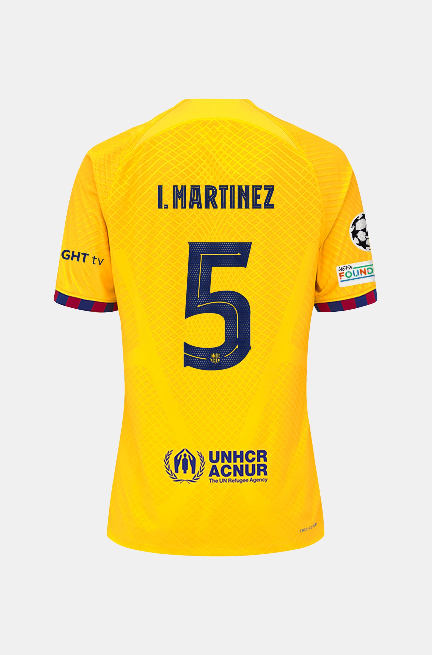 UCL FC Barcelona fourth shirt 23/24 Player’s Edition - I. MARTÍNEZ