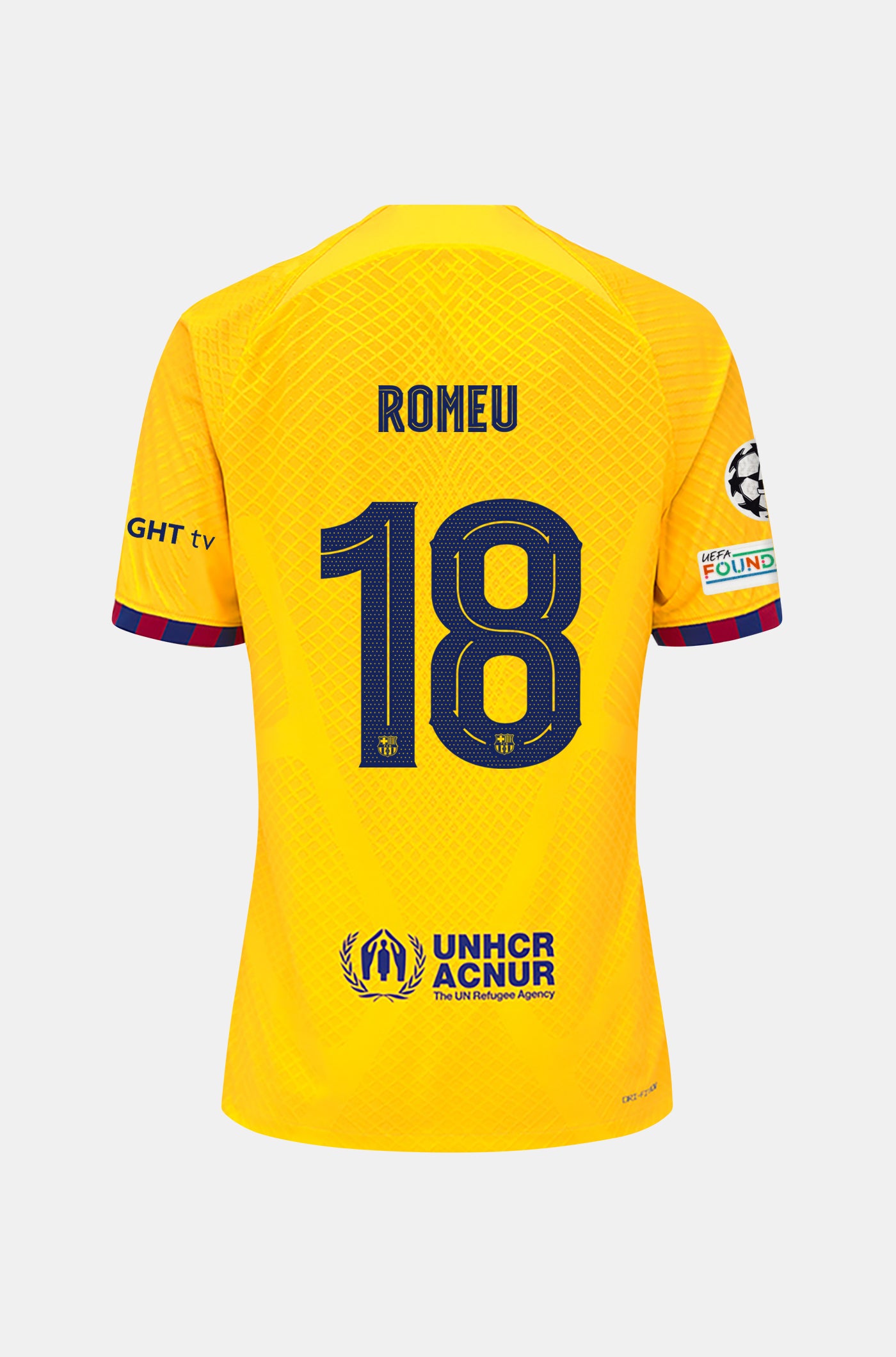 UCL FC Barcelona fourth shirt 23/24 Player’s Edition - ROMEU
