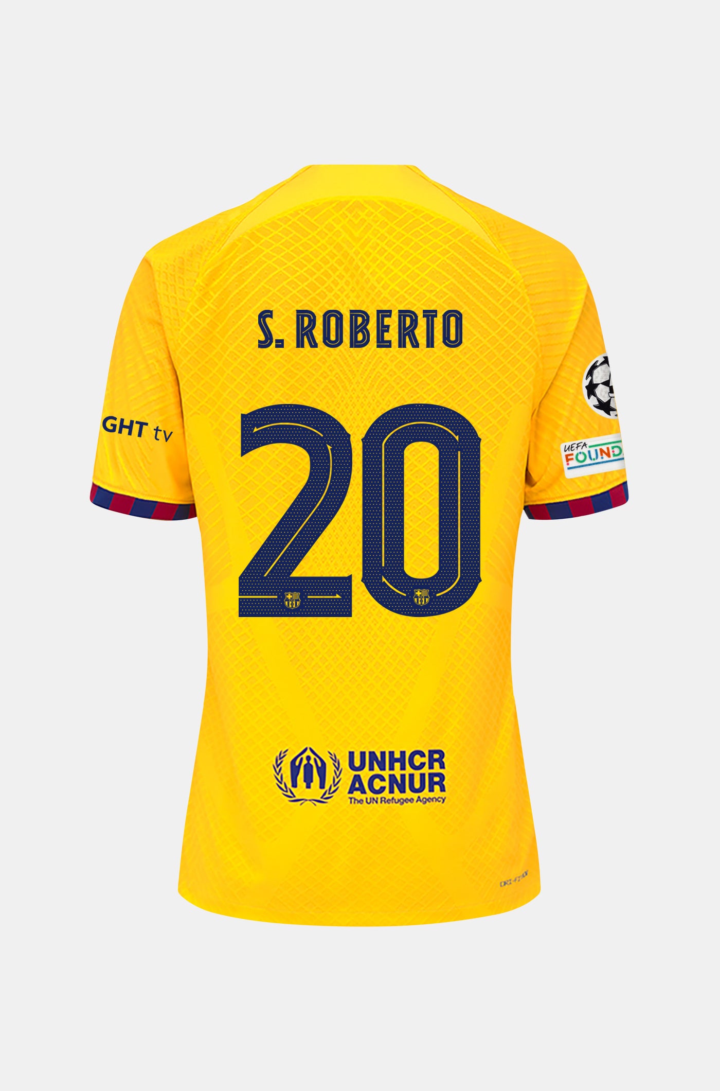 UCL FC Barcelona fourth shirt 23/24 Player’s Edition - S. ROBERTO