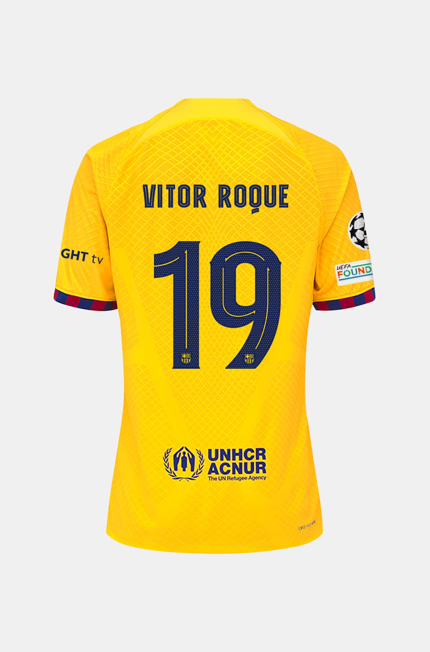 UCL FC Barcelona fourth shirt 23/24 - Junior - VITOR ROQUE