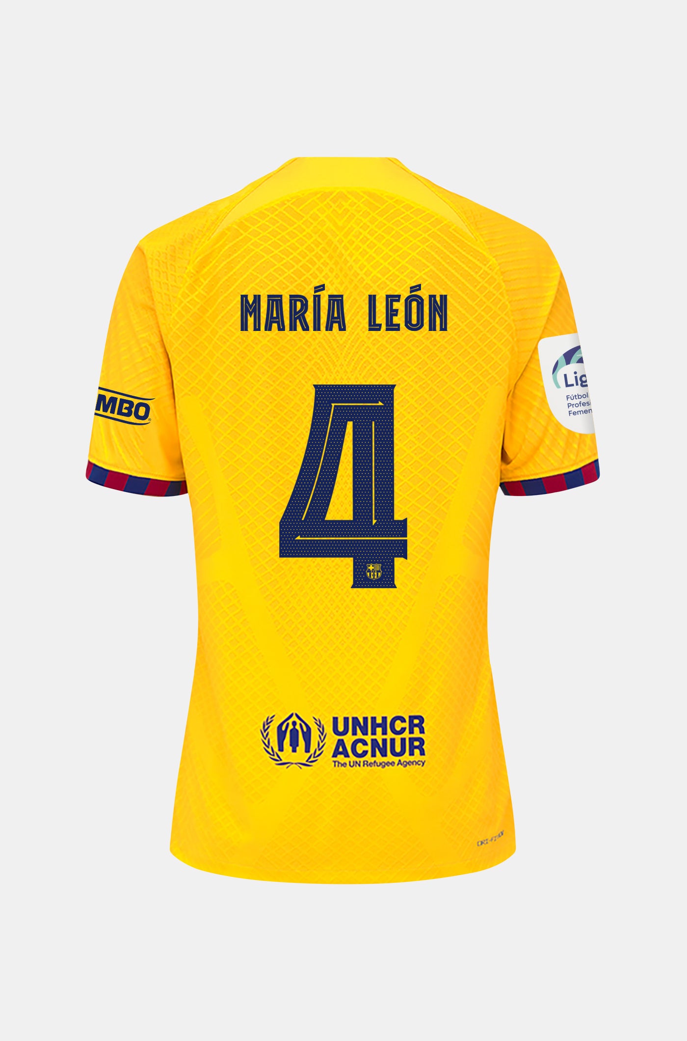 Liga F FC Barcelona fourth shirt 23/24 – Men - MARÍA LEÓN