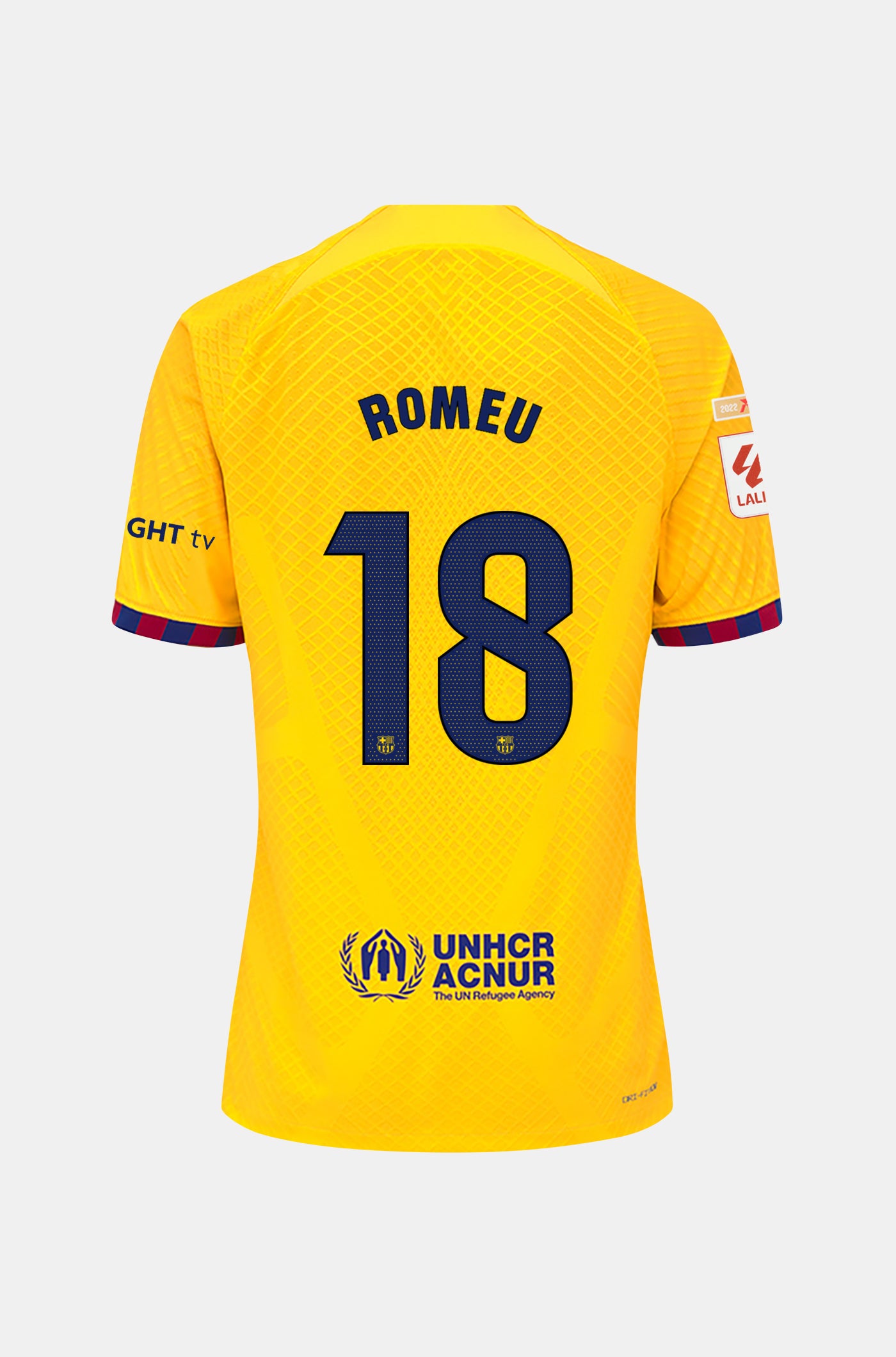 LFP FC Barcelona fourth shirt 23/24 Player’s Edition  - ROMEU