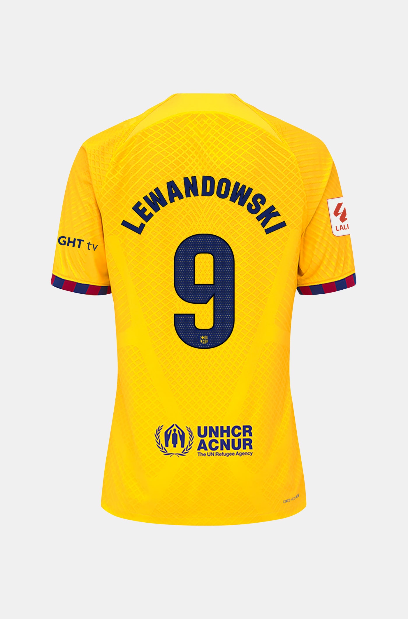 LFP FC Barcelona fourth shirt 23/24 Player’s Edition  - LEWANDOWSKI