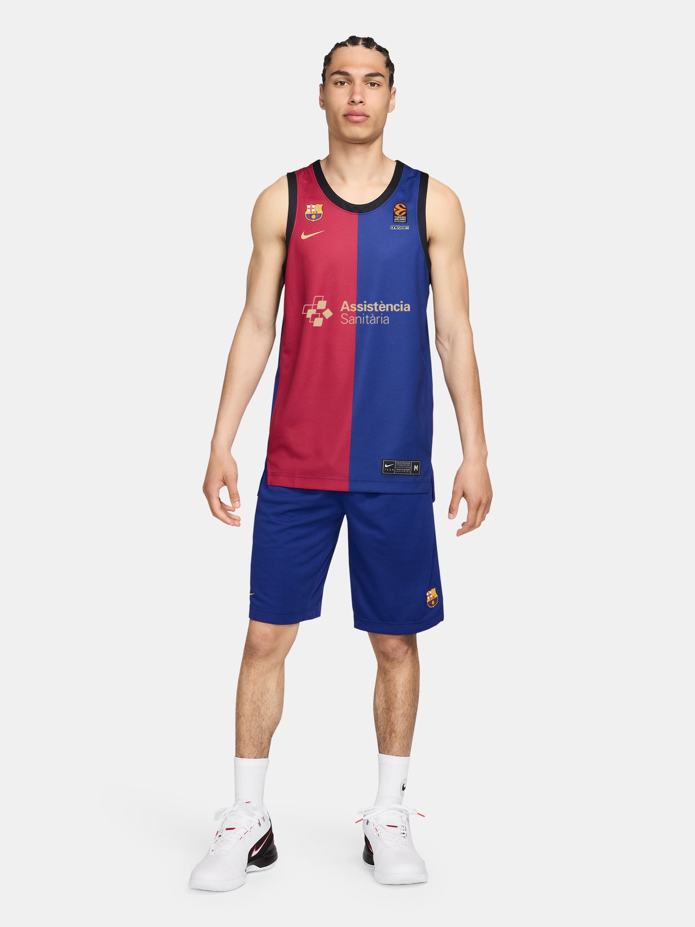 Euroleague FC Barcelona home basketball shirt 24/25