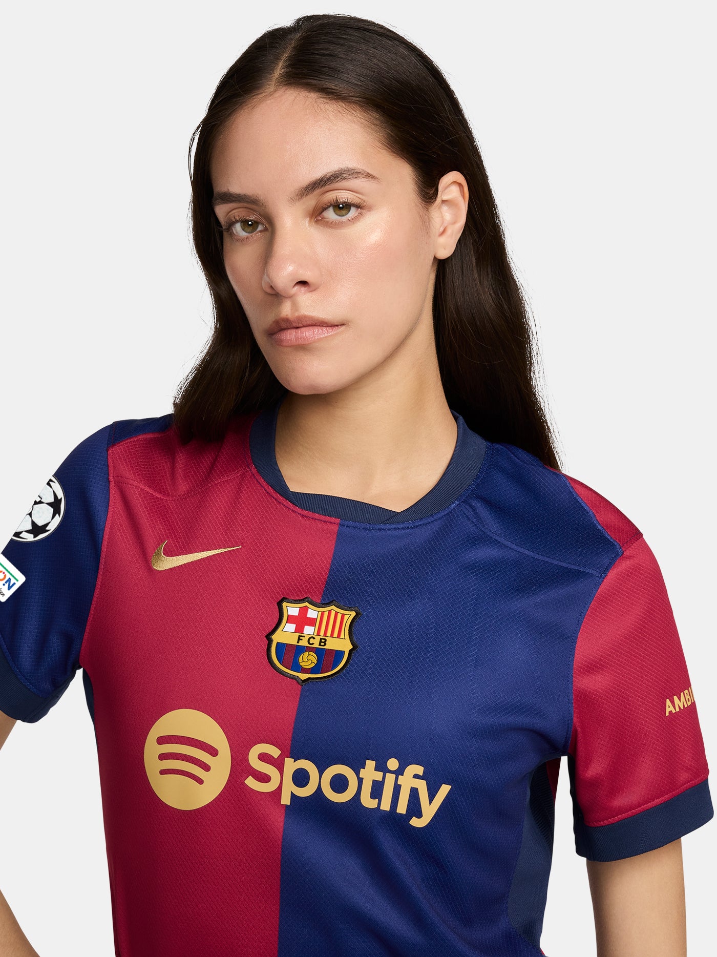 UCL Camiseta mujer primera equipación  24/25 FC Barcelona