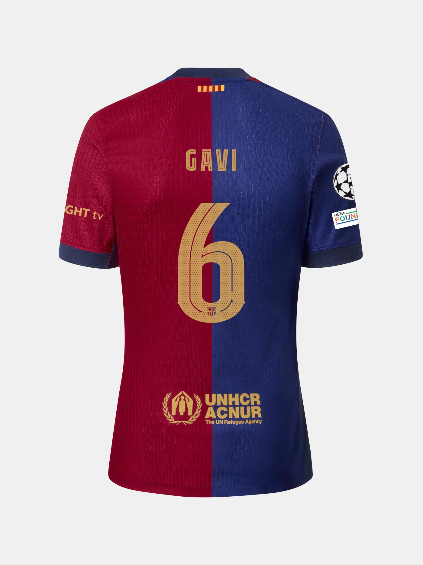 GAVI | UCL Camiseta mujer primera equipación  24/25 FC Barcelona