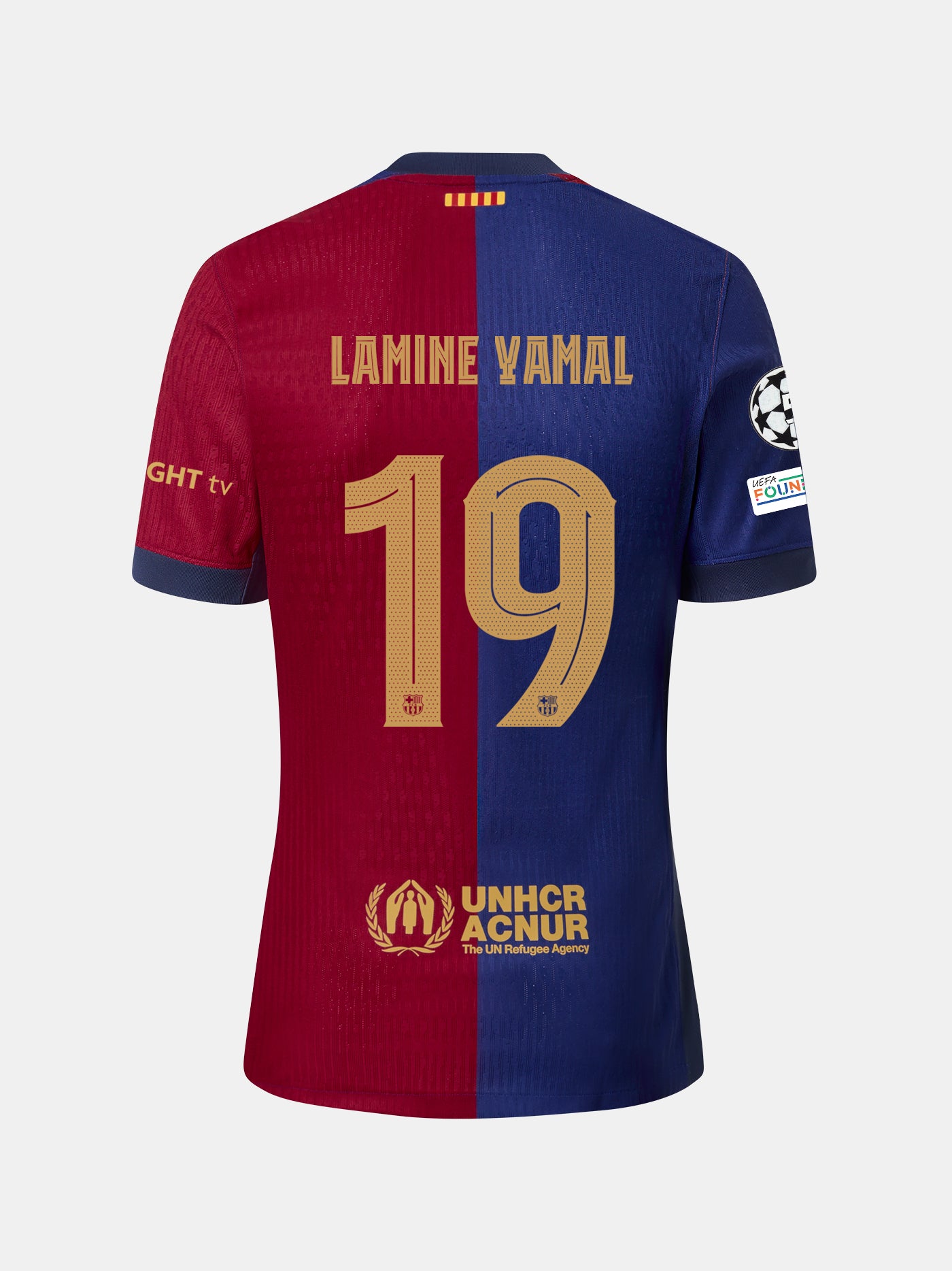 LAMINE YAMAL | UCL Camiseta mujer primera equipación  24/25 FC Barcelona