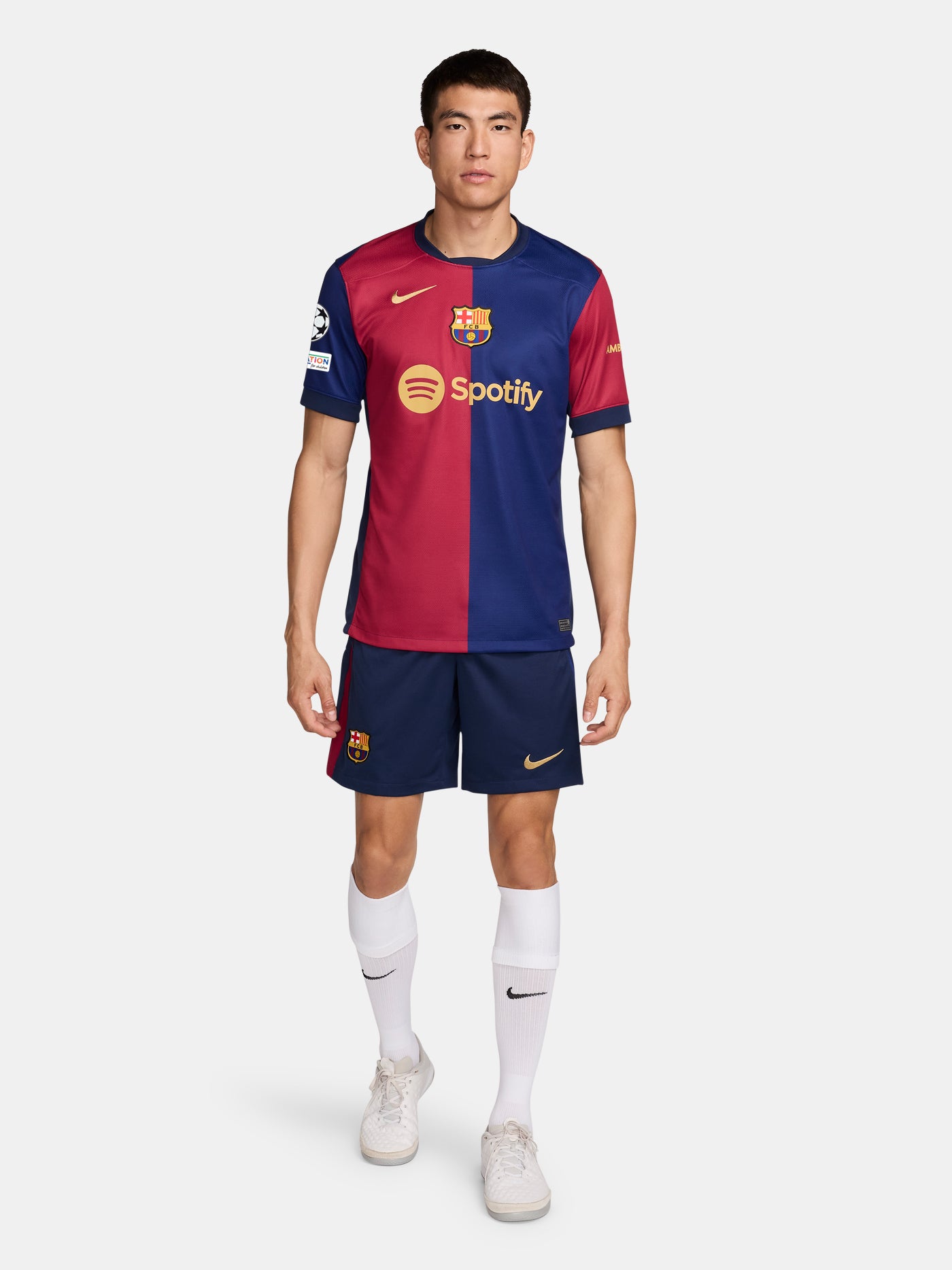 UCL Camiseta hombre primera equipación  24/25 FC Barcelona