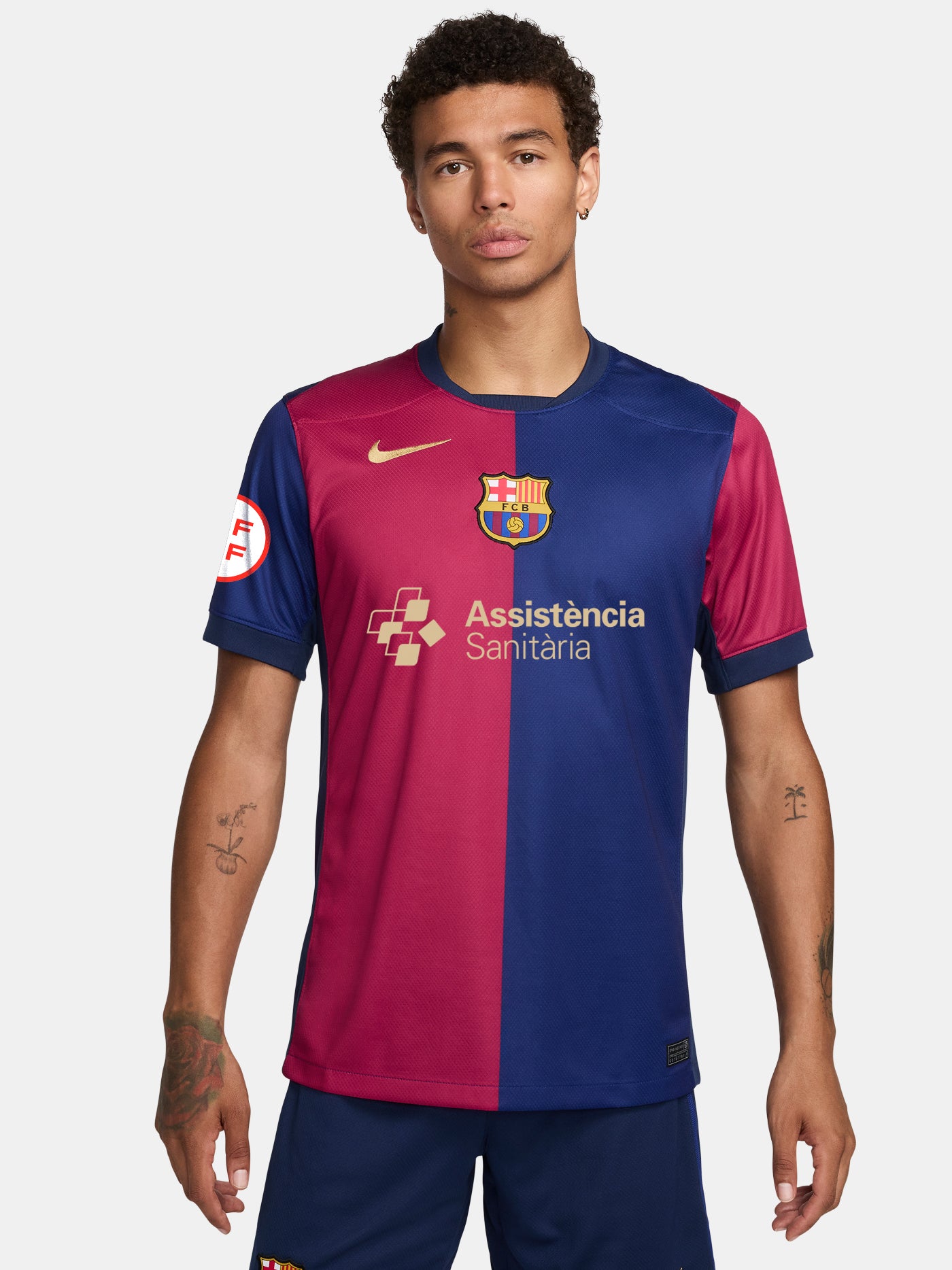 Herren-Futsal-Heimtrikot 24/25 FC Barcelona