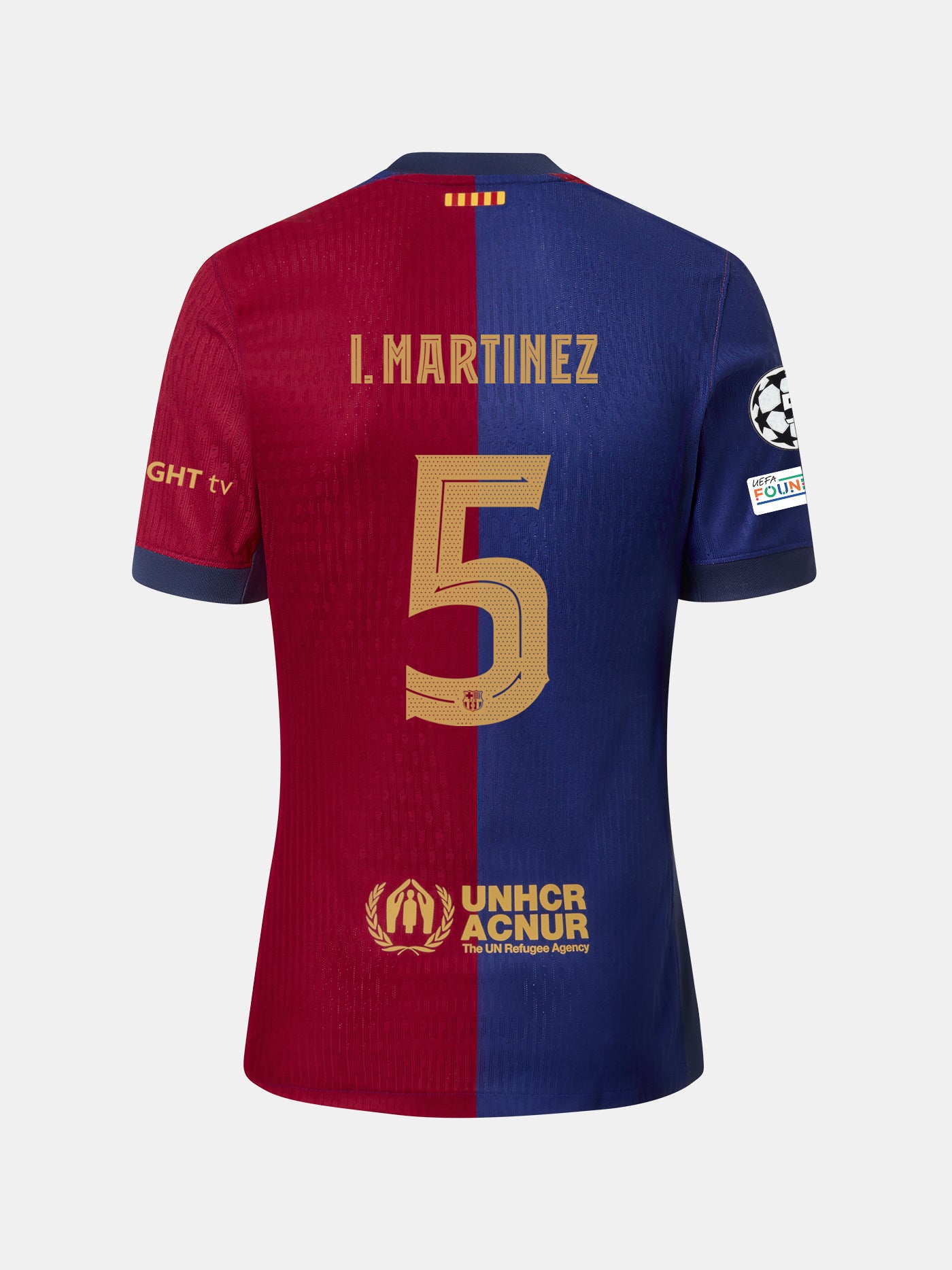 I. MARTINEZ | UCL Men's home jersey 24/25 FC Barcelona Long-sleeve