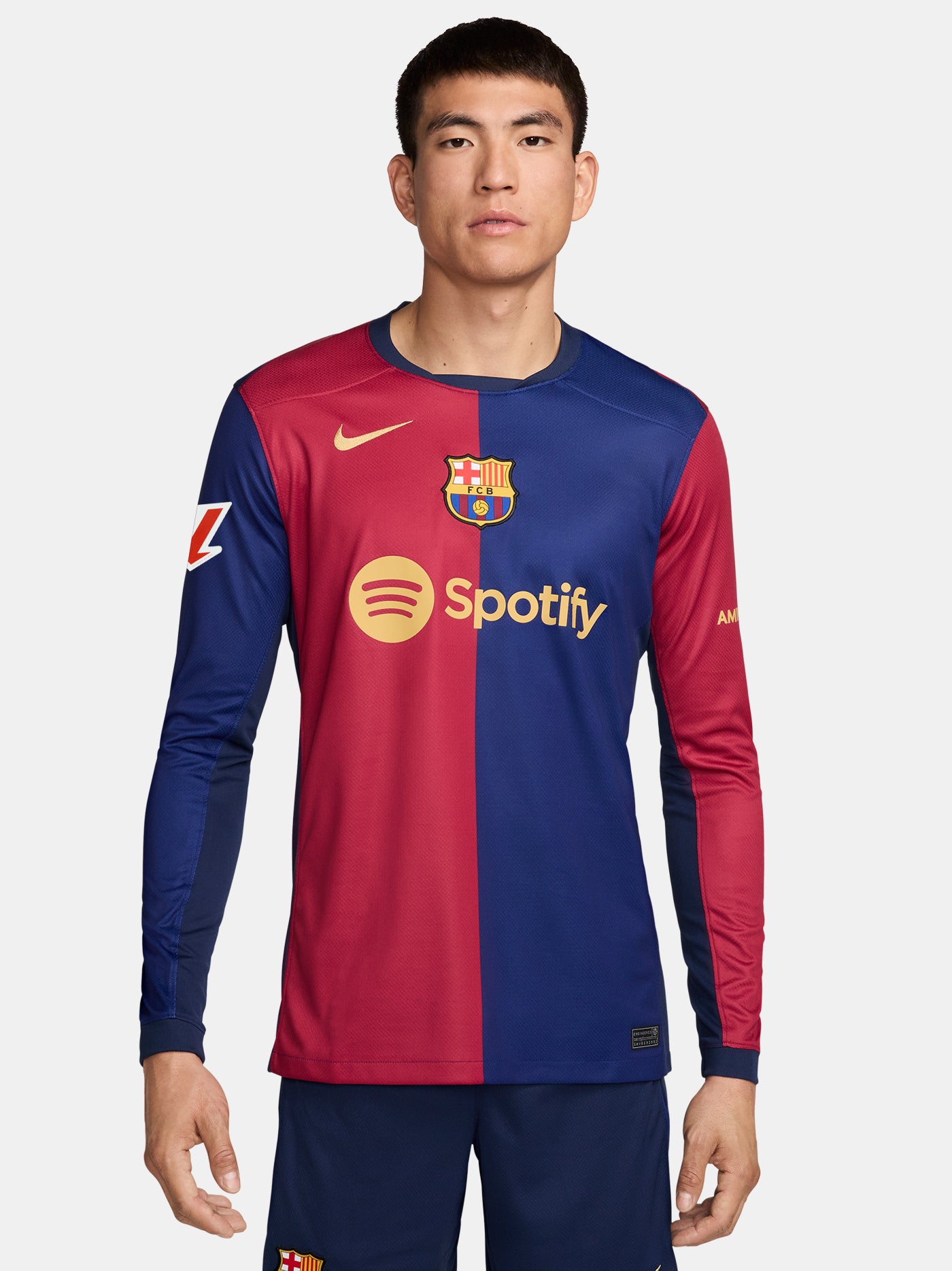 LA LIGA Heimtrikot Herren 24/25 FC Barcelona Lange Ärmel