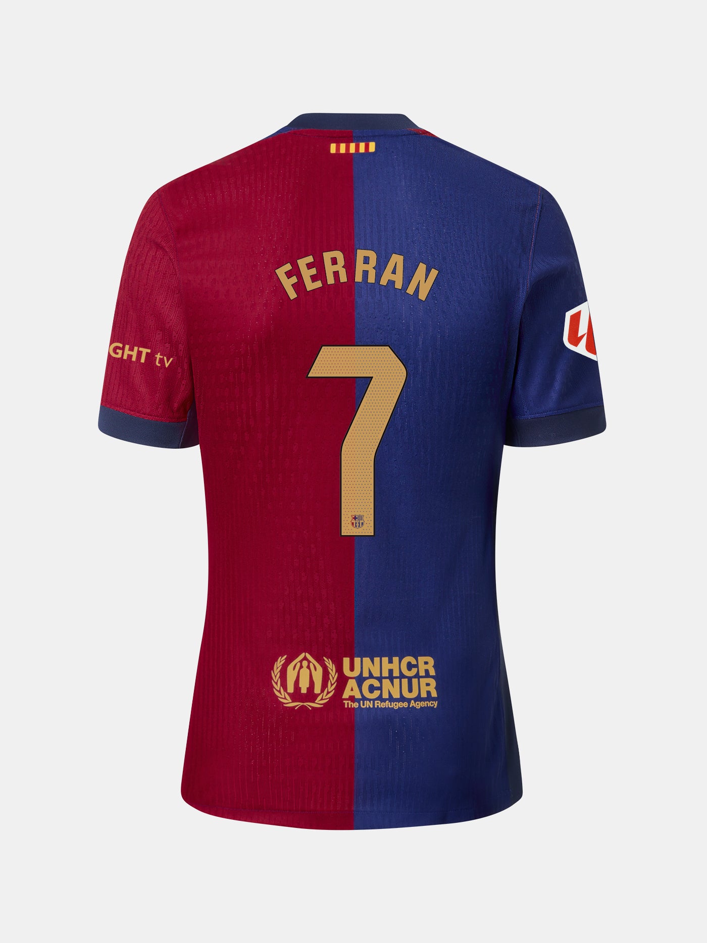 FERRAN | LA LIGA Camiseta hombre primera equipación  24/25 FC Barcelona Manga Larga