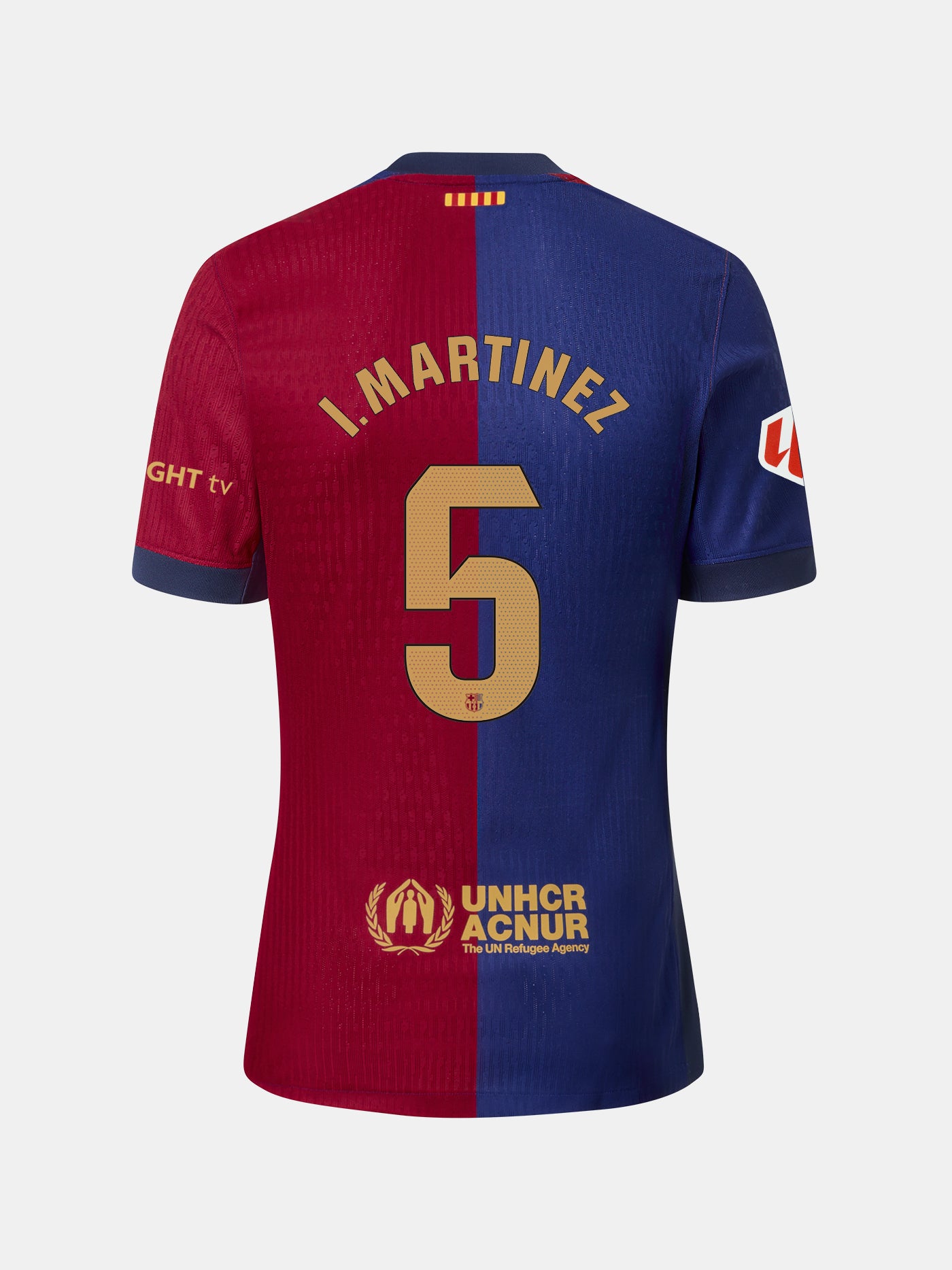 I. MARTINEZ | LA LIGA Maillot homme domicile 24/25 FC Barcelone Manches longues