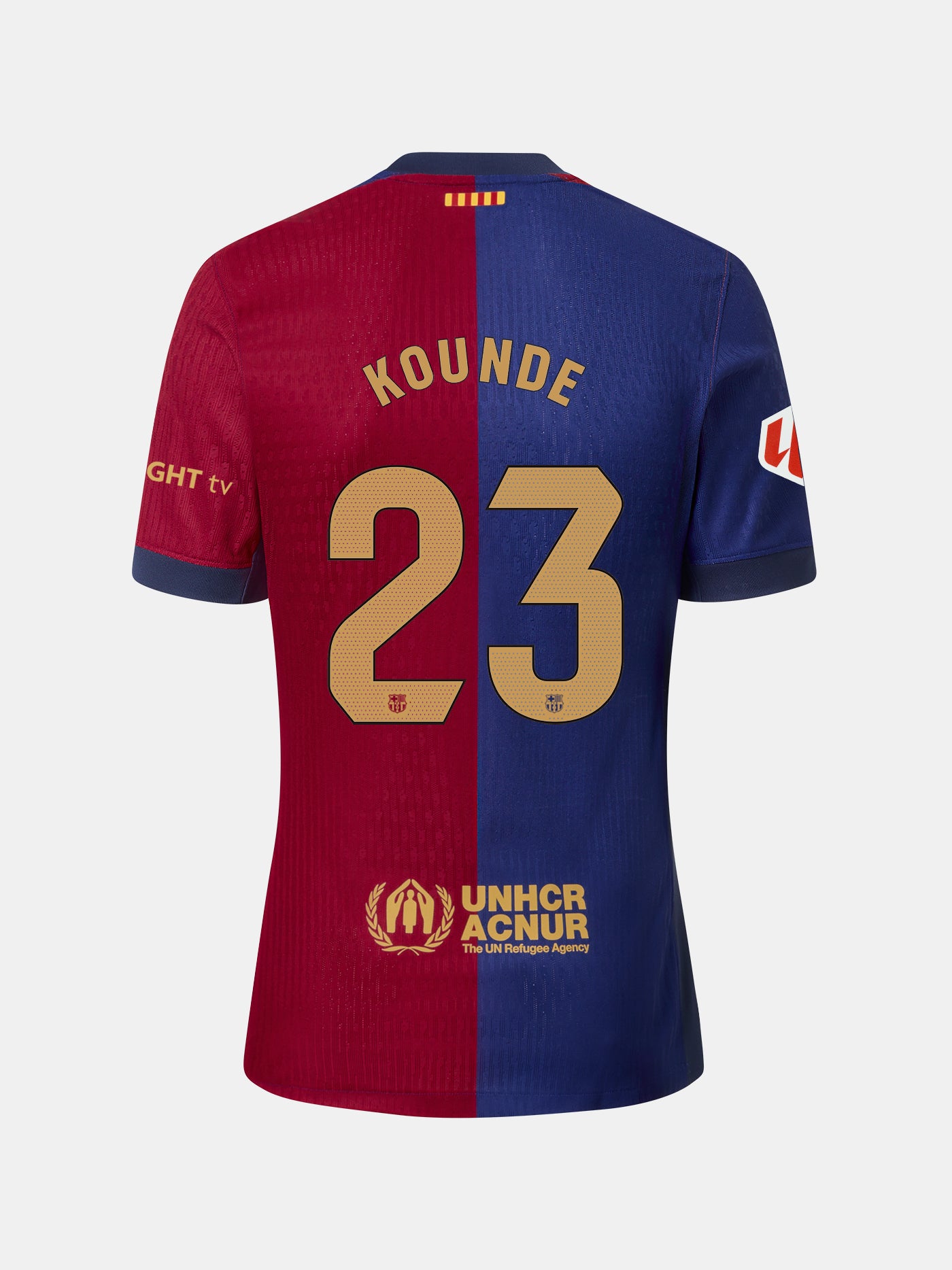 KOUNDE | LA LIGA Maillot homme domicile 24/25 FC Barcelone Manches longues