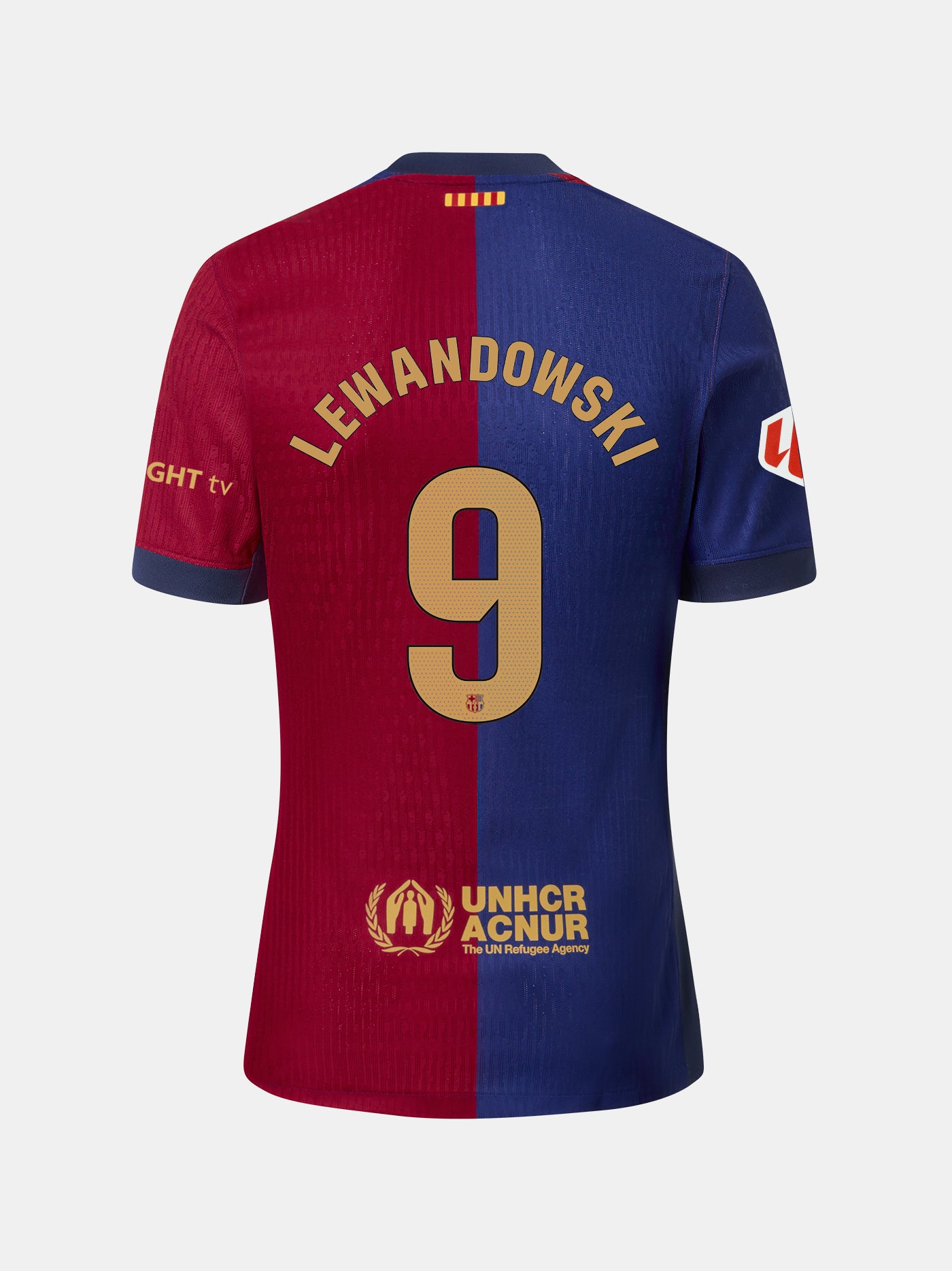 LEWANDOWSKI | LA LIGA Camiseta hombre primera equipación  24/25 FC Barcelona Manga Larga