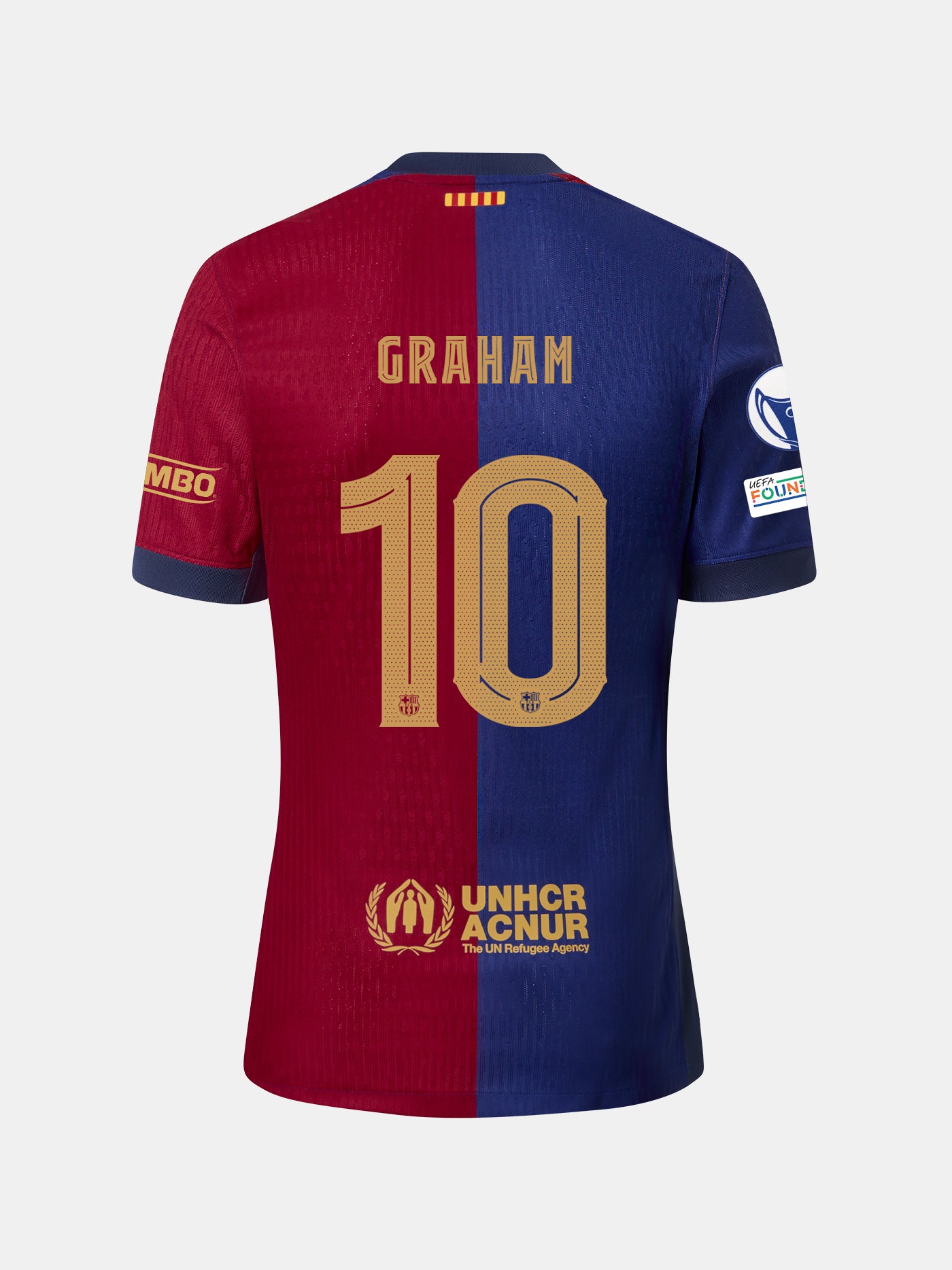 GRAHAM | UWCL Maillot homme domicile 24/25 FC Barcelone - Édition Joueur