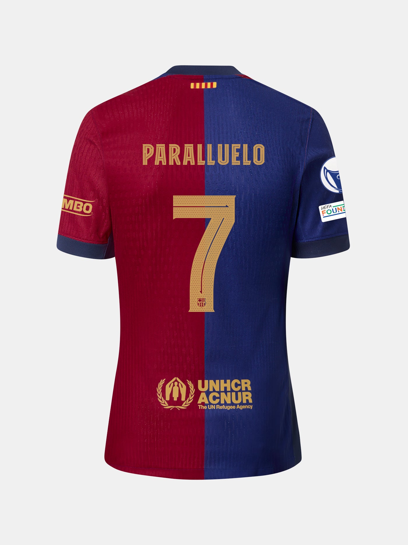 PARALLUELO | UWCL Camiseta hombre primera equipación  24/25 FC Barcelona - Edición Jugador