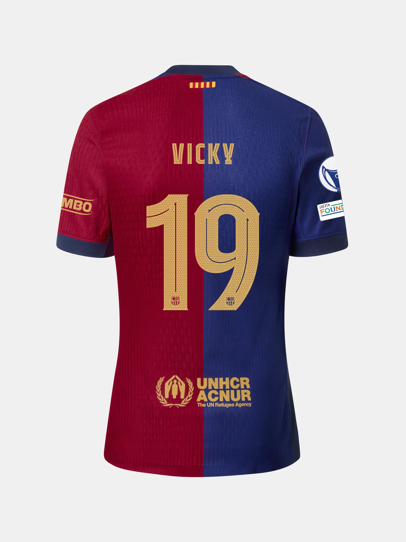 VICKY | UWCL Maillot homme domicile 24/25 FC Barcelone - Édition Joueur