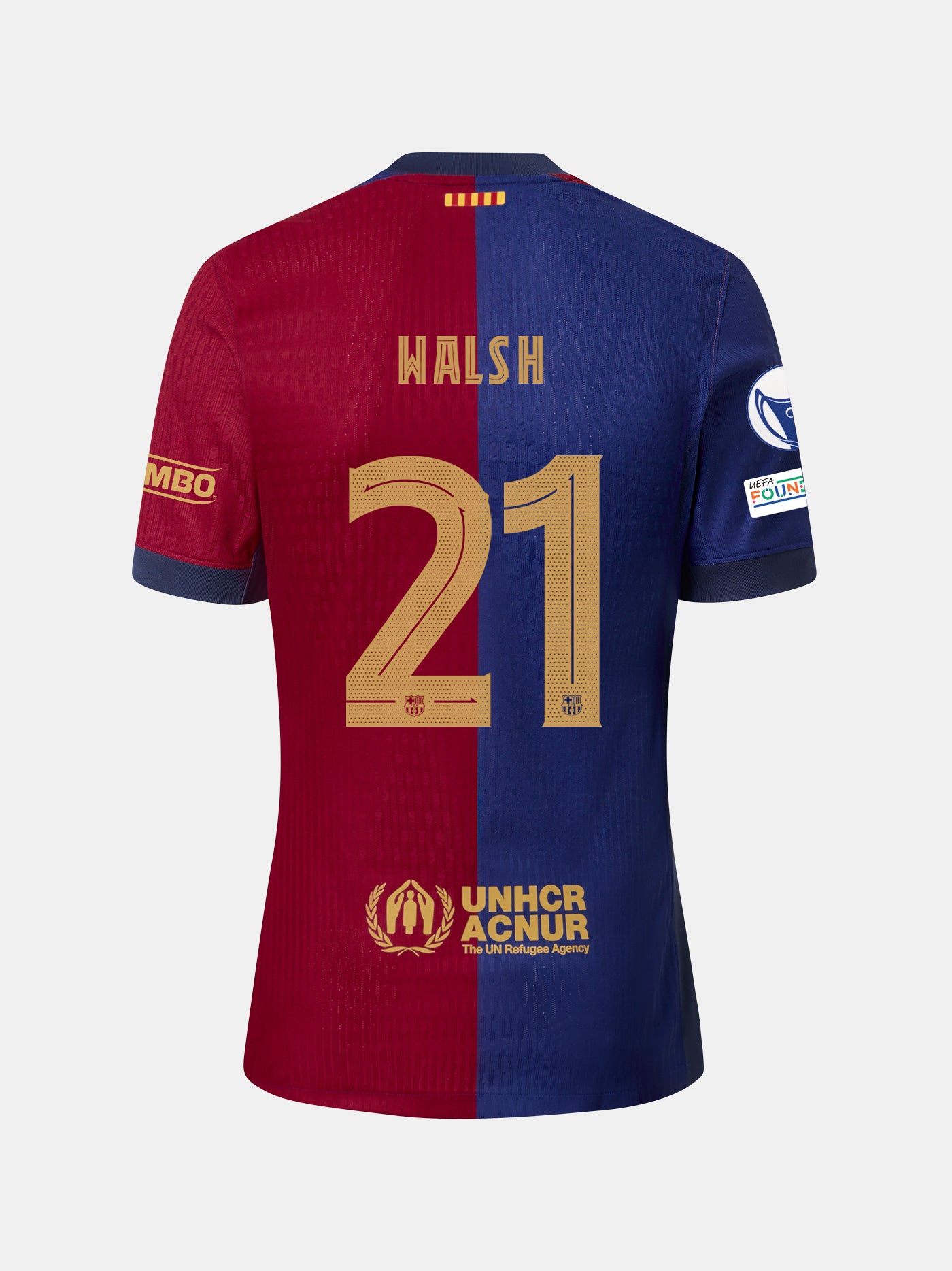 WALSH | UWCL Maillot homme domicile 24/25 FC Barcelone - Édition Joueur