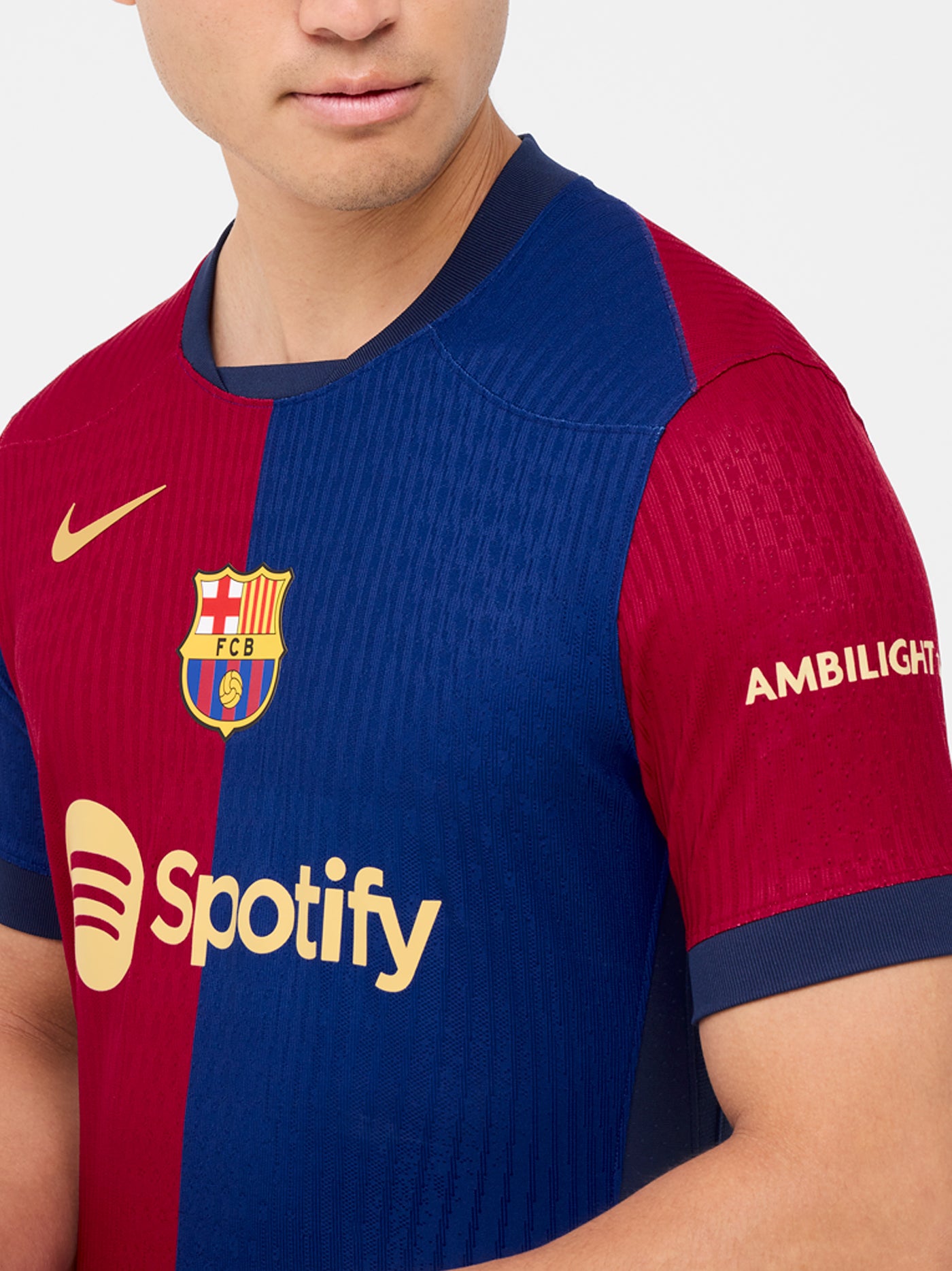 UCL Camiseta hombre primera equipación 24/25 FC Barcelona - Dri-Fit ADV